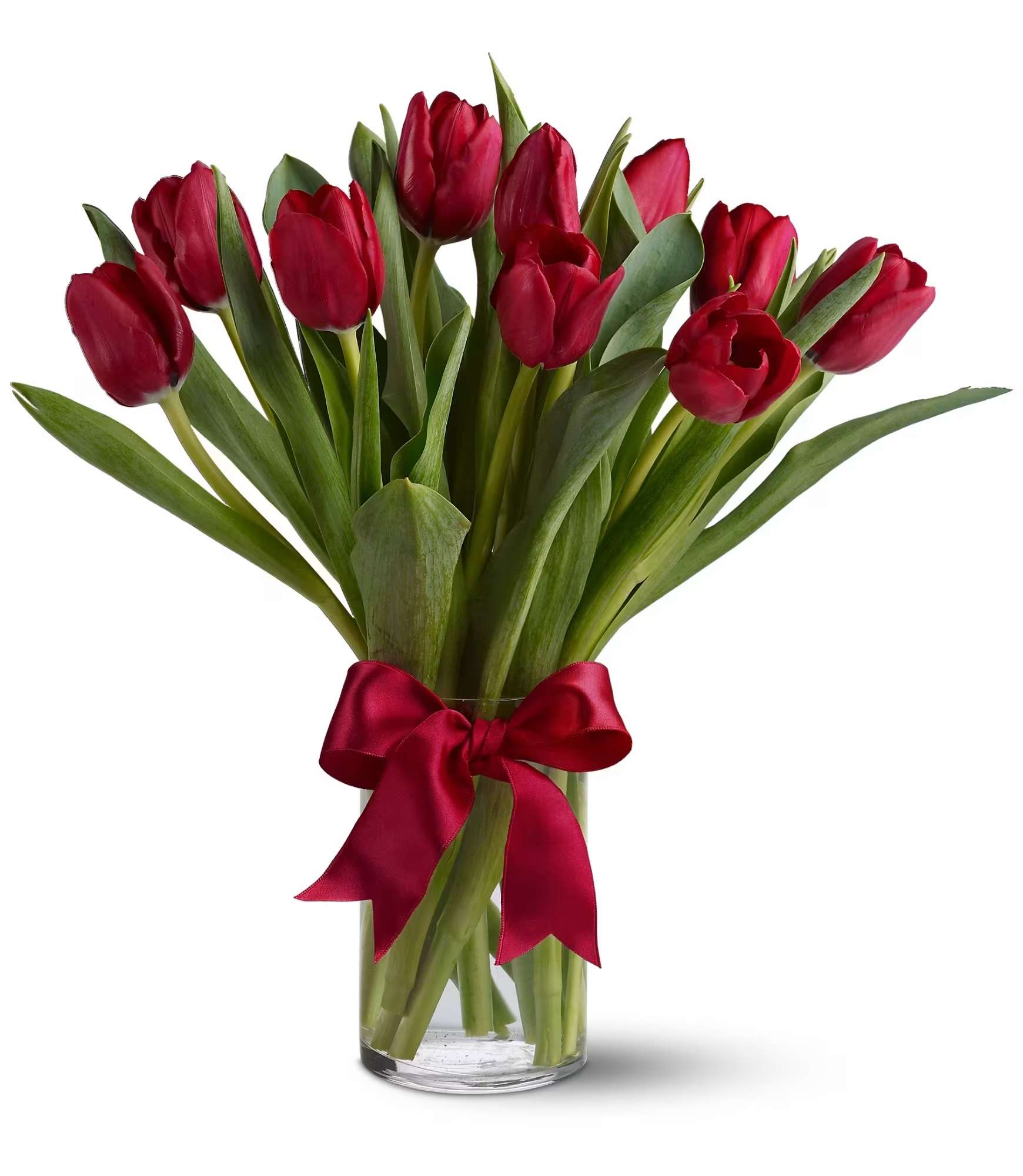 Tulips - Assorted Colors - 10 Tulips arranged in a vase. Color will depend on availability! If you are looking for specific colors please call (574) 722-1155 or put in notes.