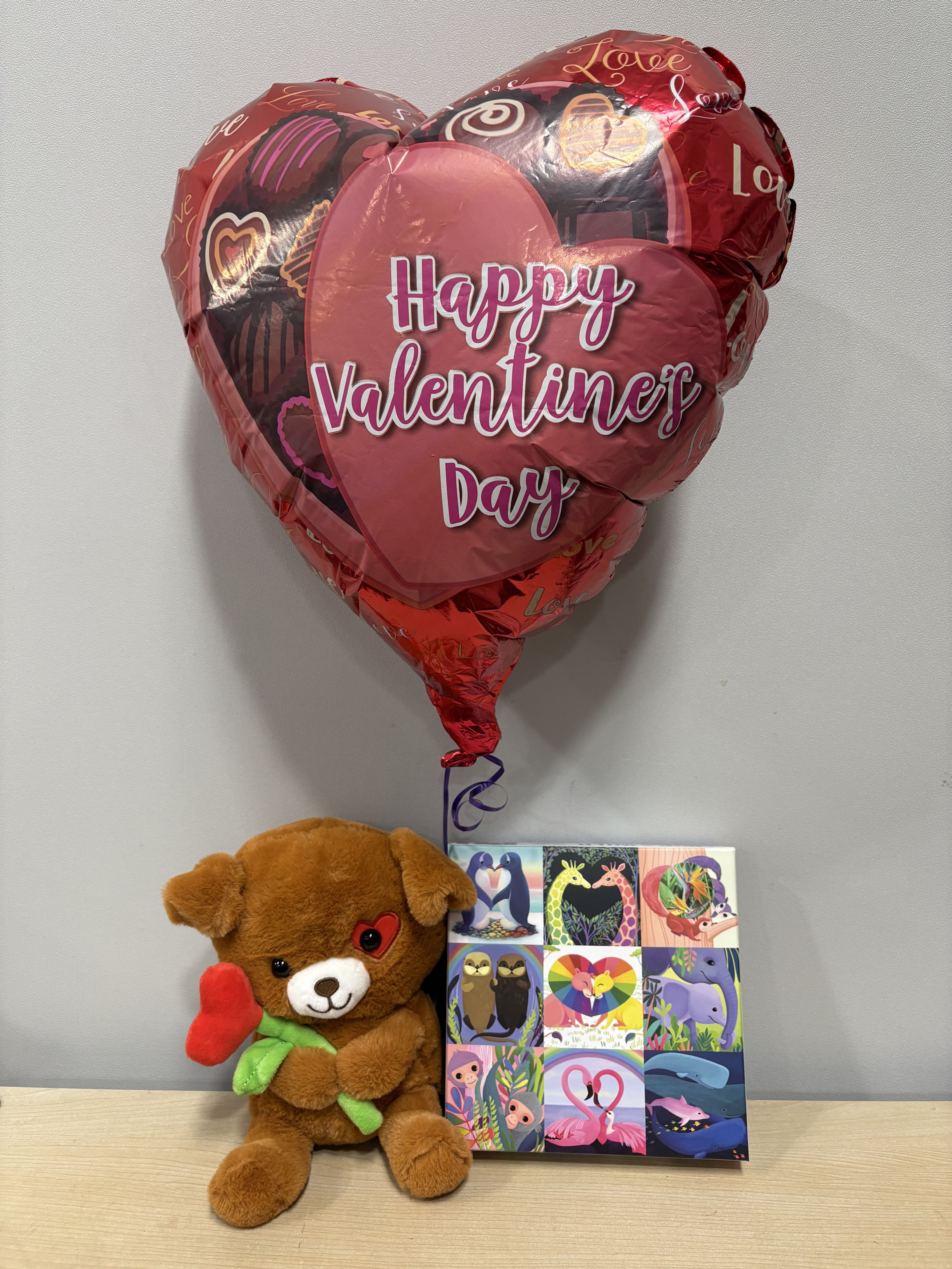 Valentine Puzzle &amp; Puppy Trio - As shown 