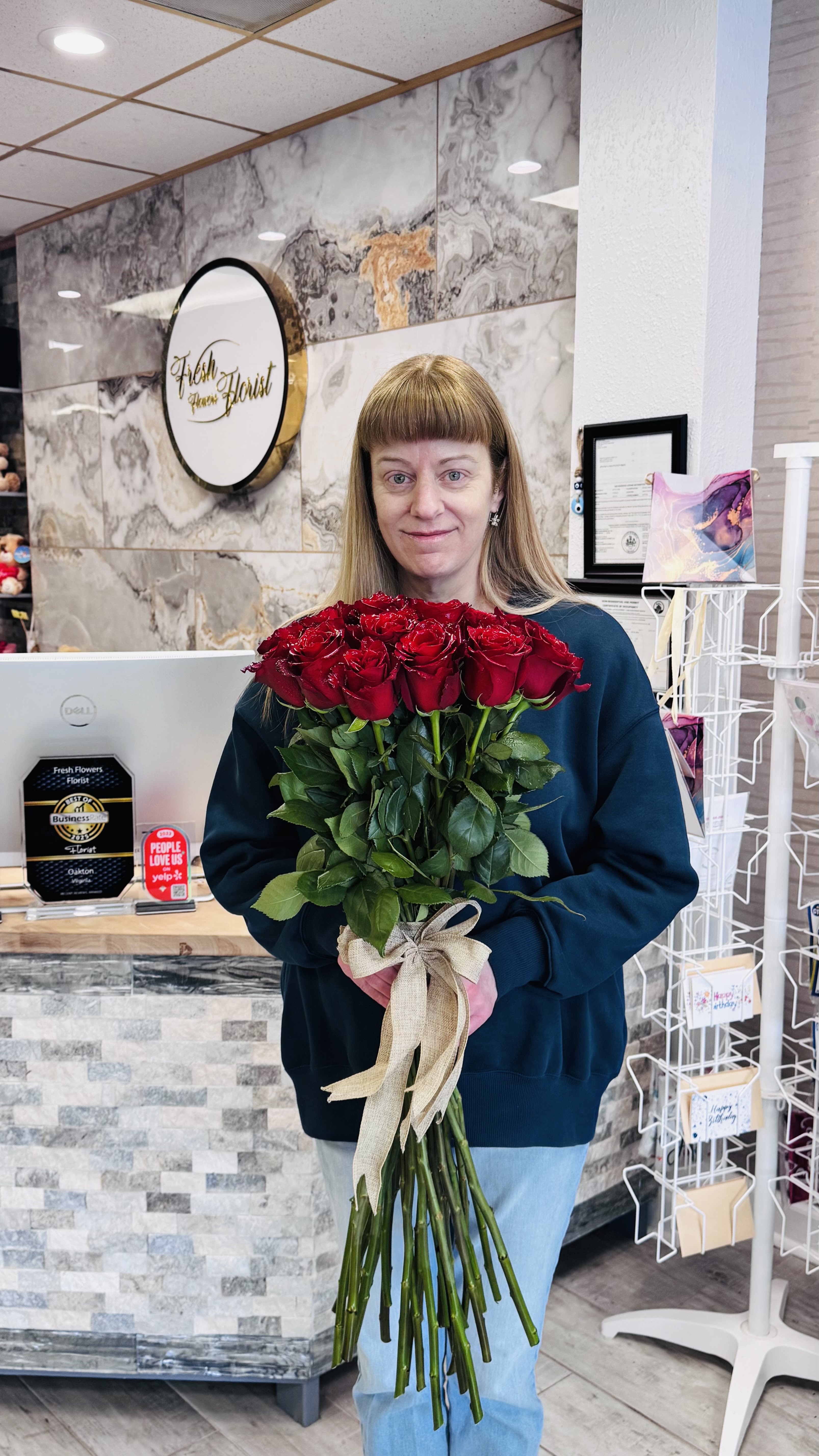 Modern Valentines (80cm Roses) - A single, stunning Valentine’s statement: An 80 cm long bouquet featuring 24 rich red roses for the Standard option (24 stems, 80 cm) and 50 lush red roses for the Deluxe option (50 stems, 80 cm). Each rose is hand-selected for velvety petals and romantic , arranged with lush greenery and a tasteful bow. A timeless gesture of love that-commanding presence for anniversaries, special occasions, or feals of unforgettable romance.