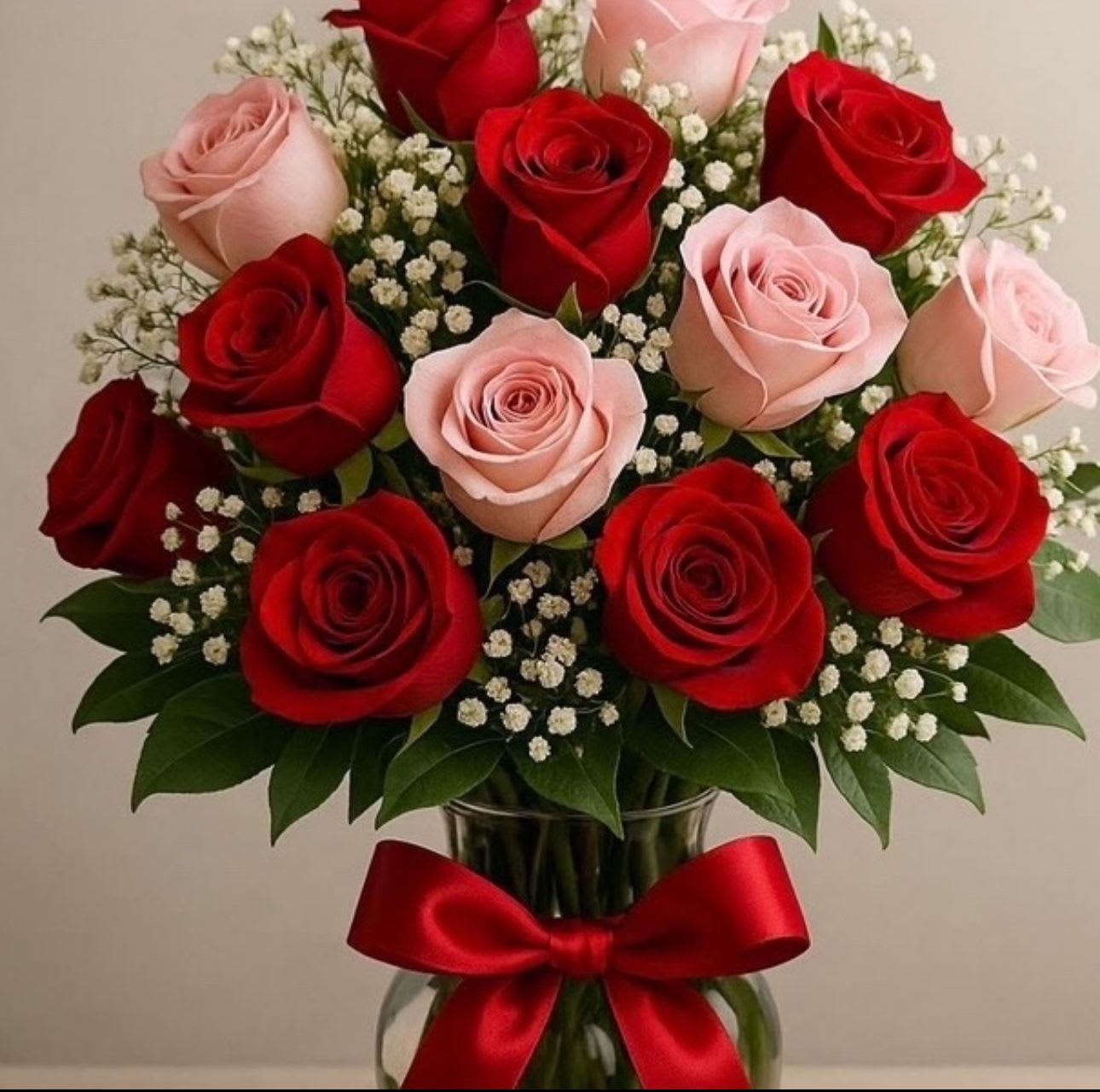 2 color dozen - 2 colored roses making up one standard dozen 