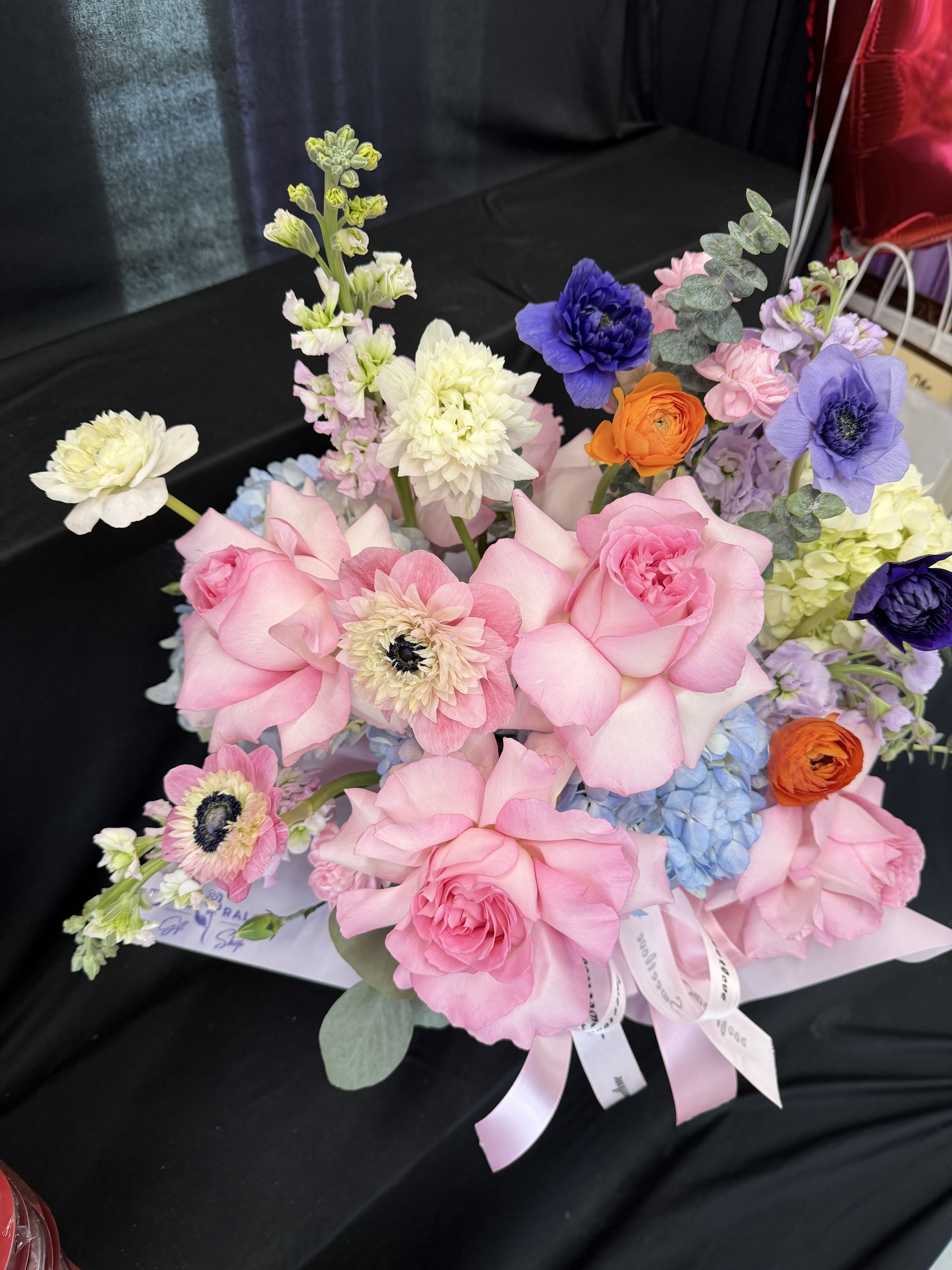 Just smile like you are blooming  - Just smile like you are blooming  Mixed collar with a white blue pink purple