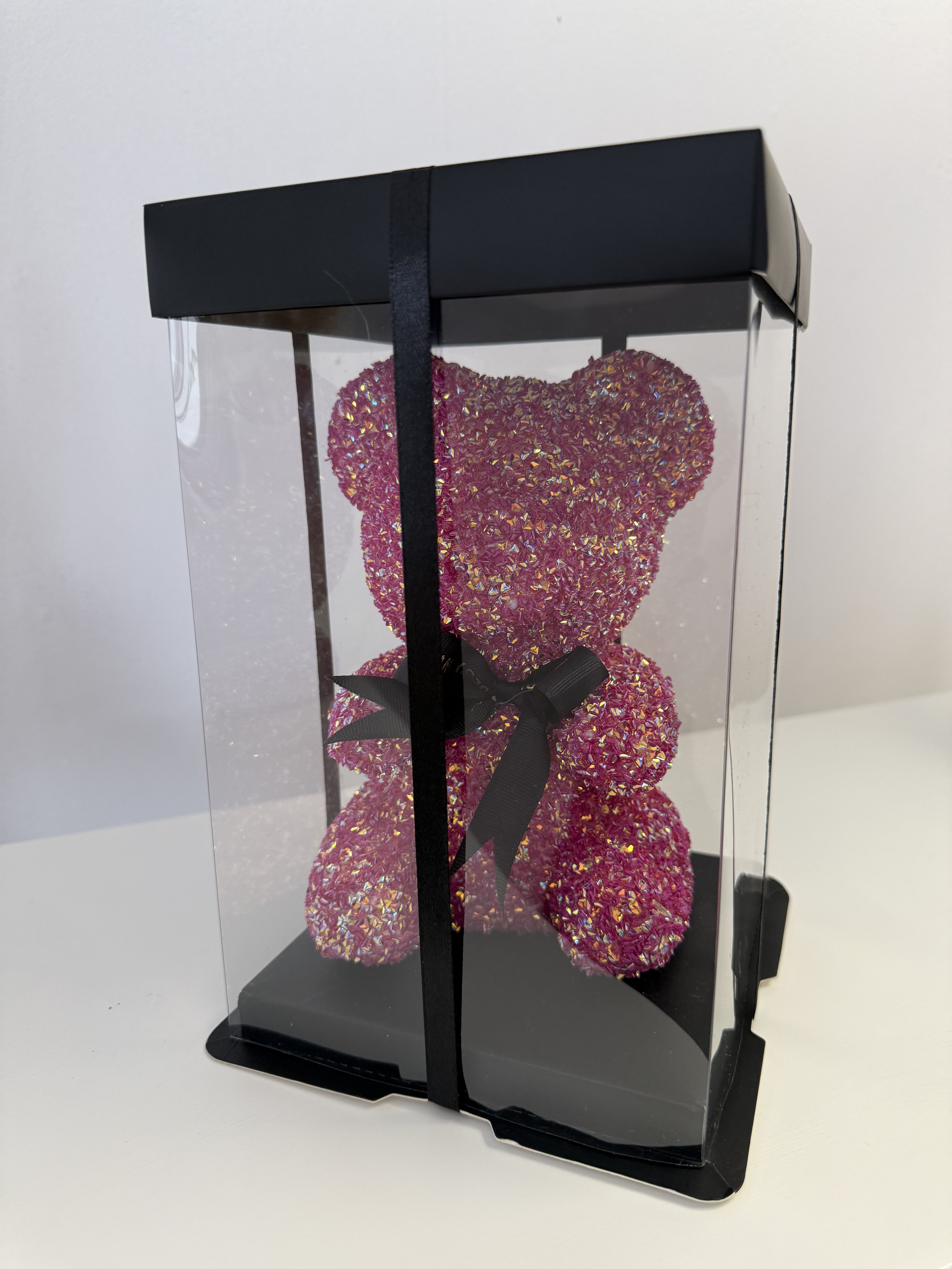 Crystal Bear Purple - 9 Inch Bear