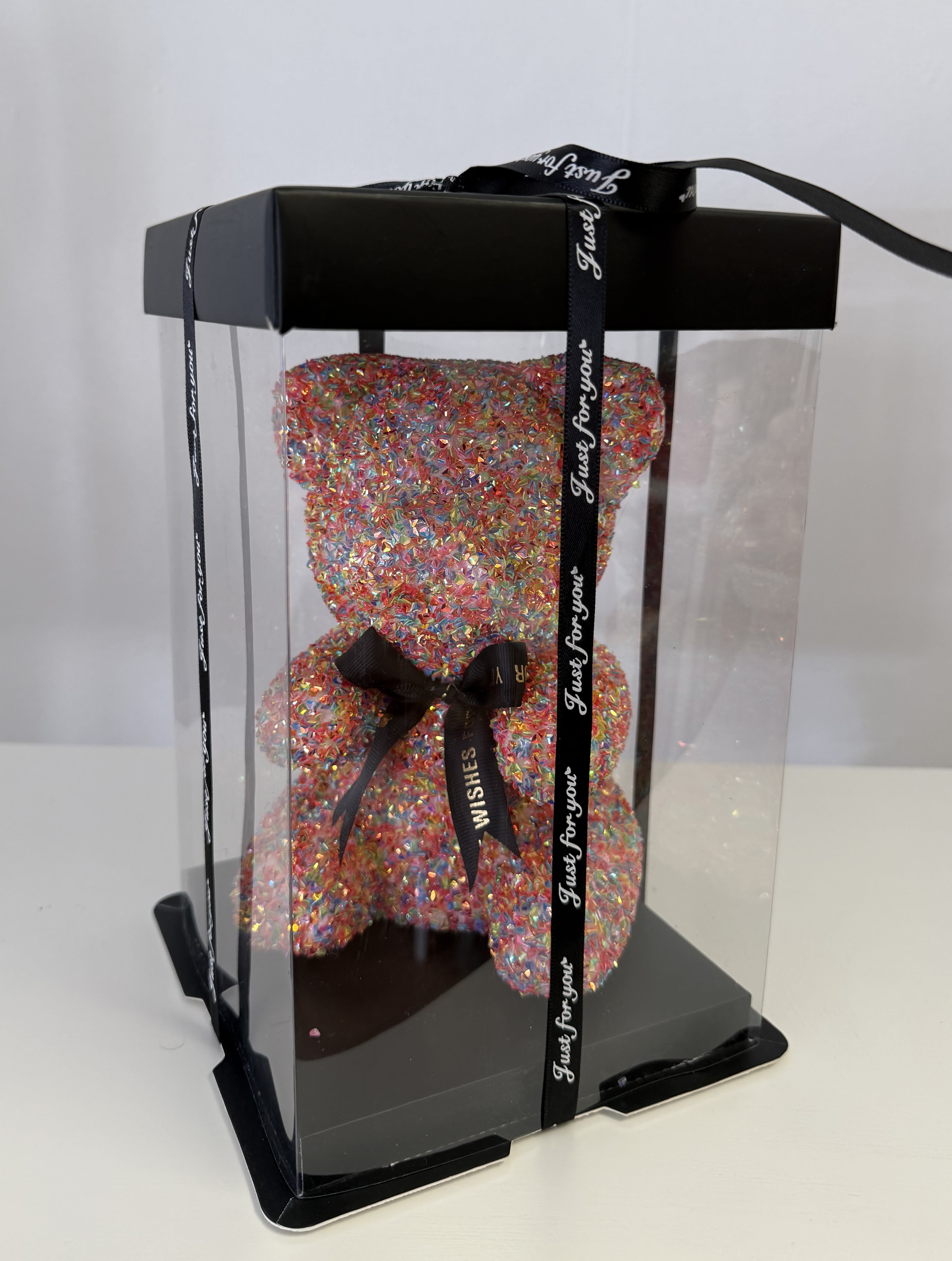 Crystal Bear Multi - 9 Inch Bear 