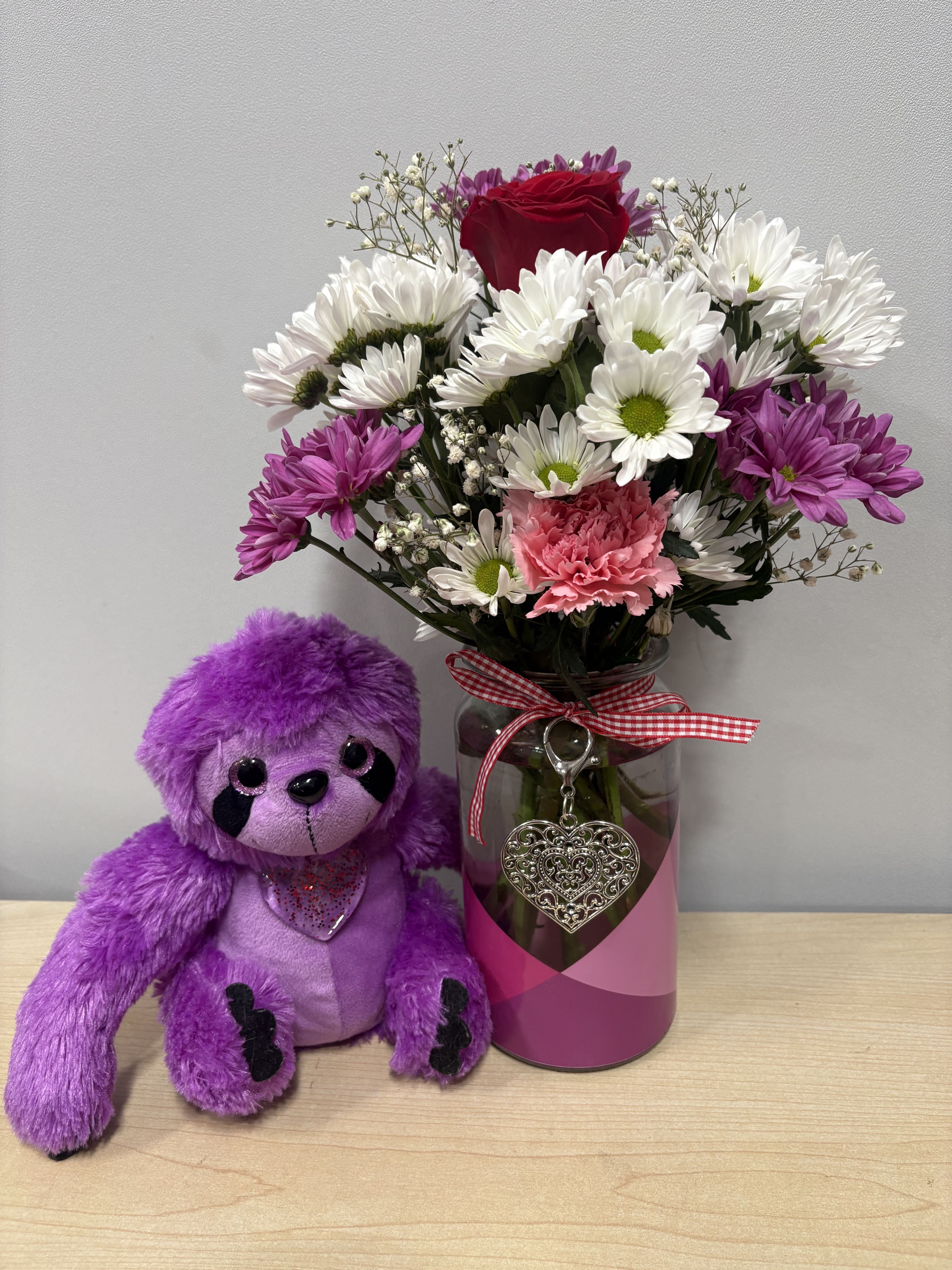 Pretty in Pink &amp; Sloth - As shown 