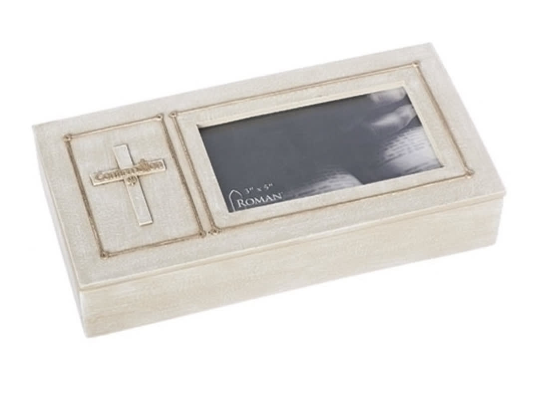 RELIGIOUS GIFTS- CONFIRMATION- 1.75H Photo Box - 3.5x5 - Confirmation