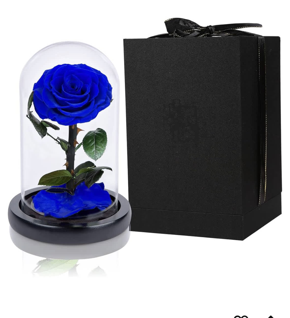 NEW Luxury Blue Rose - Eternity flower preserved to last for an entire year 