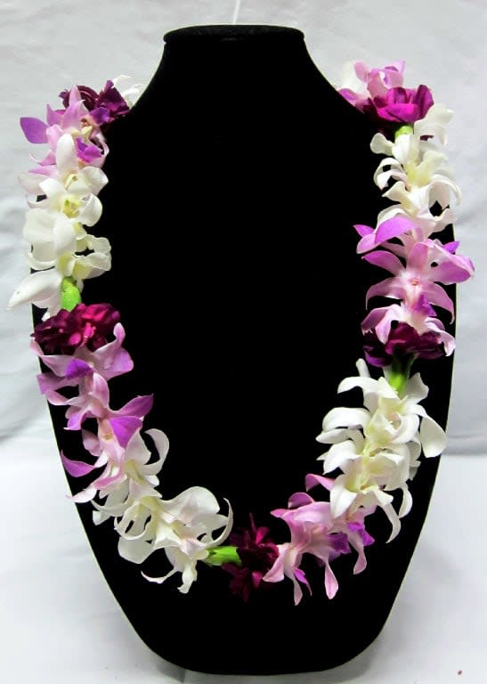 Orchid &amp; Carnation Lei - Orchid &amp; Carnation Lei
