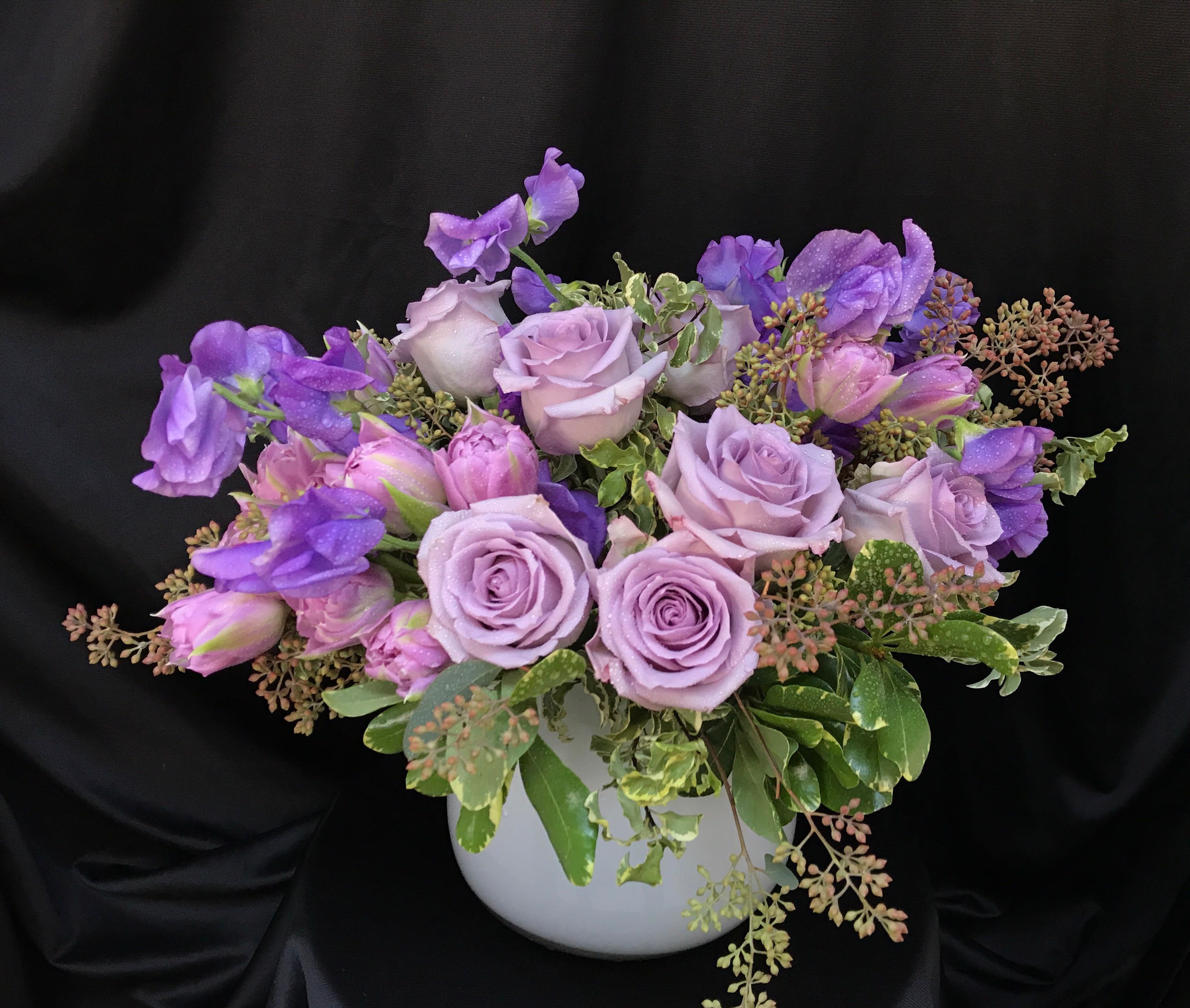 Faith - lavender roses