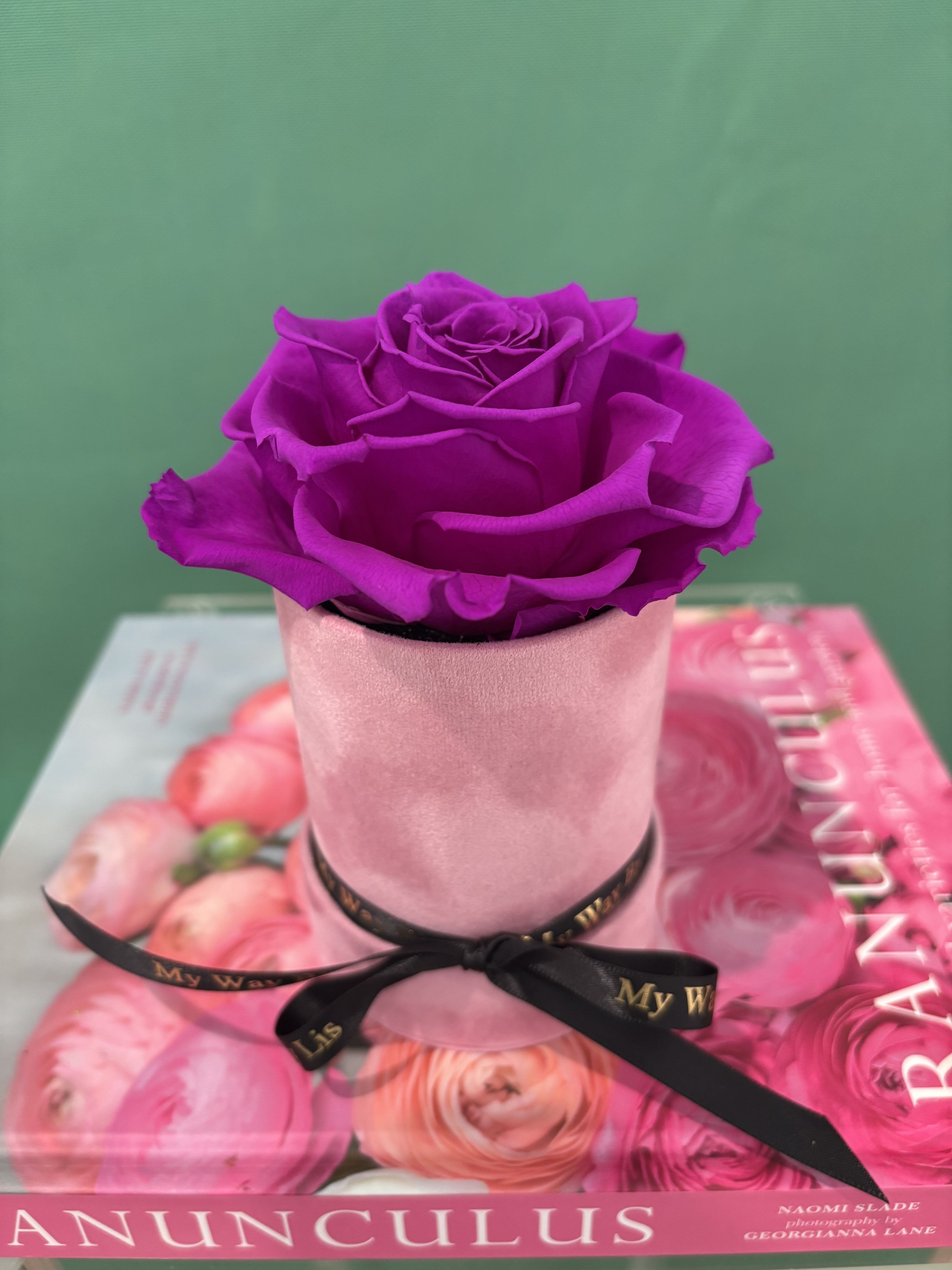 Ilda. (PRESERVED ROSE) - Everlasting preserved roses, touch of nature’s elegance, beauty low maintenance.  Preserved roses are real roses that have been specially treated to maintain their fresh look and softness for years — without needing water or sunlight.  Here’s how it works: • The roses are picked at their most beautiful stage. • The natural sap and moisture are replaced with a preserving solution, usually made of glycerin and natural oils. • This process keeps the petals soft and vibrant, almost as if the rose were freshly cut.