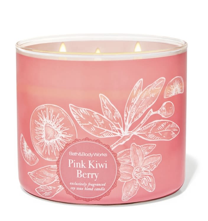 3 wick candle - Pink Kiwi Berry  - 14.5 oz - 3 wick candle 
