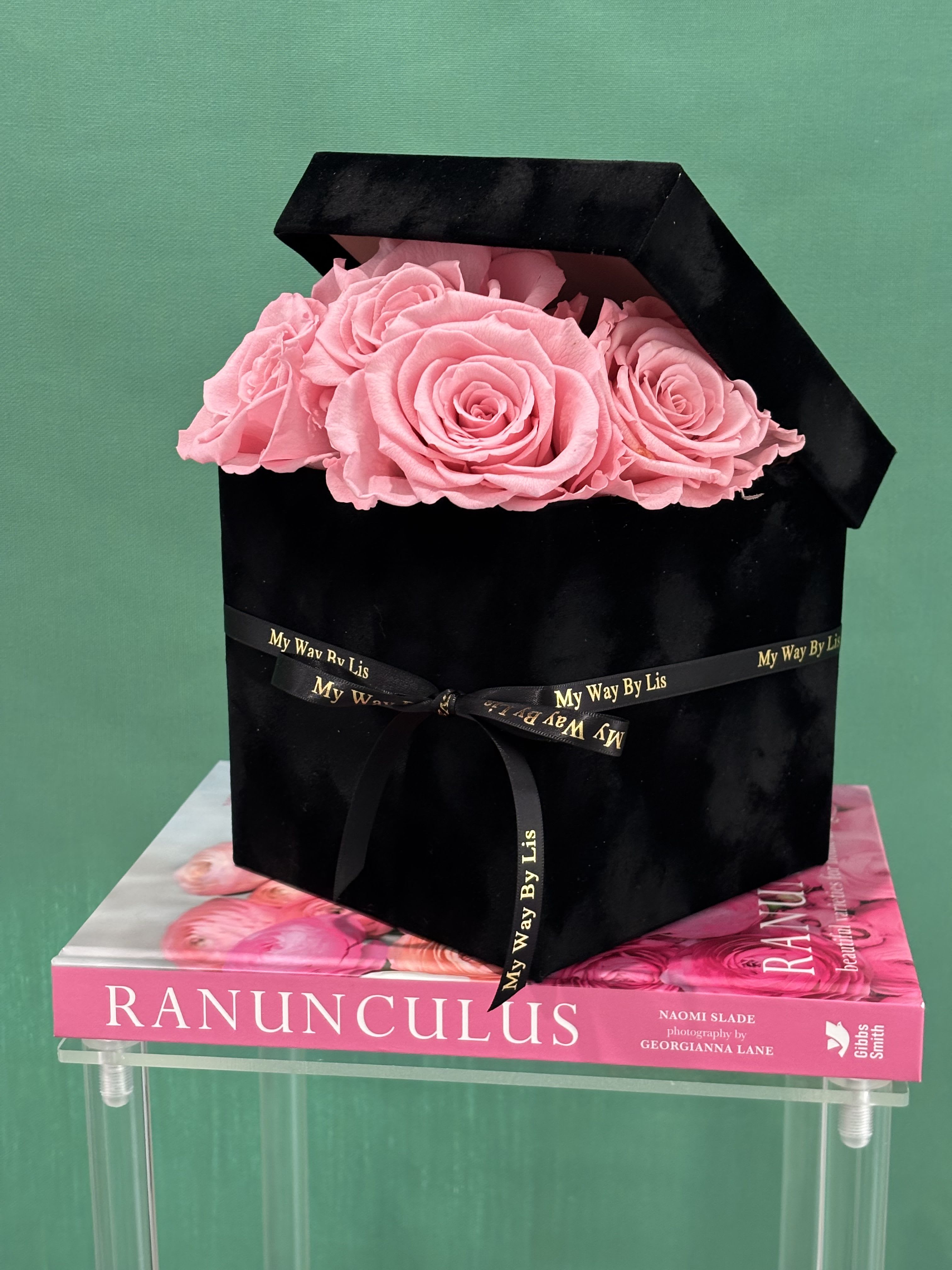 Coral G. (PRESERVED ROSES) - Everlasting preserved roses, touch of nature’s elegance, beauty low maintenance.  Preserved roses are real roses that have been specially treated to maintain their fresh look and softness for years — without needing water or sunlight.  Here’s how it works: • The roses are picked at their most beautiful stage. • The natural sap and moisture are replaced with a preserving solution, usually made of glycerin and natural oils. • This process keeps the petals soft and vibrant, almost as if the rose were freshly cut.