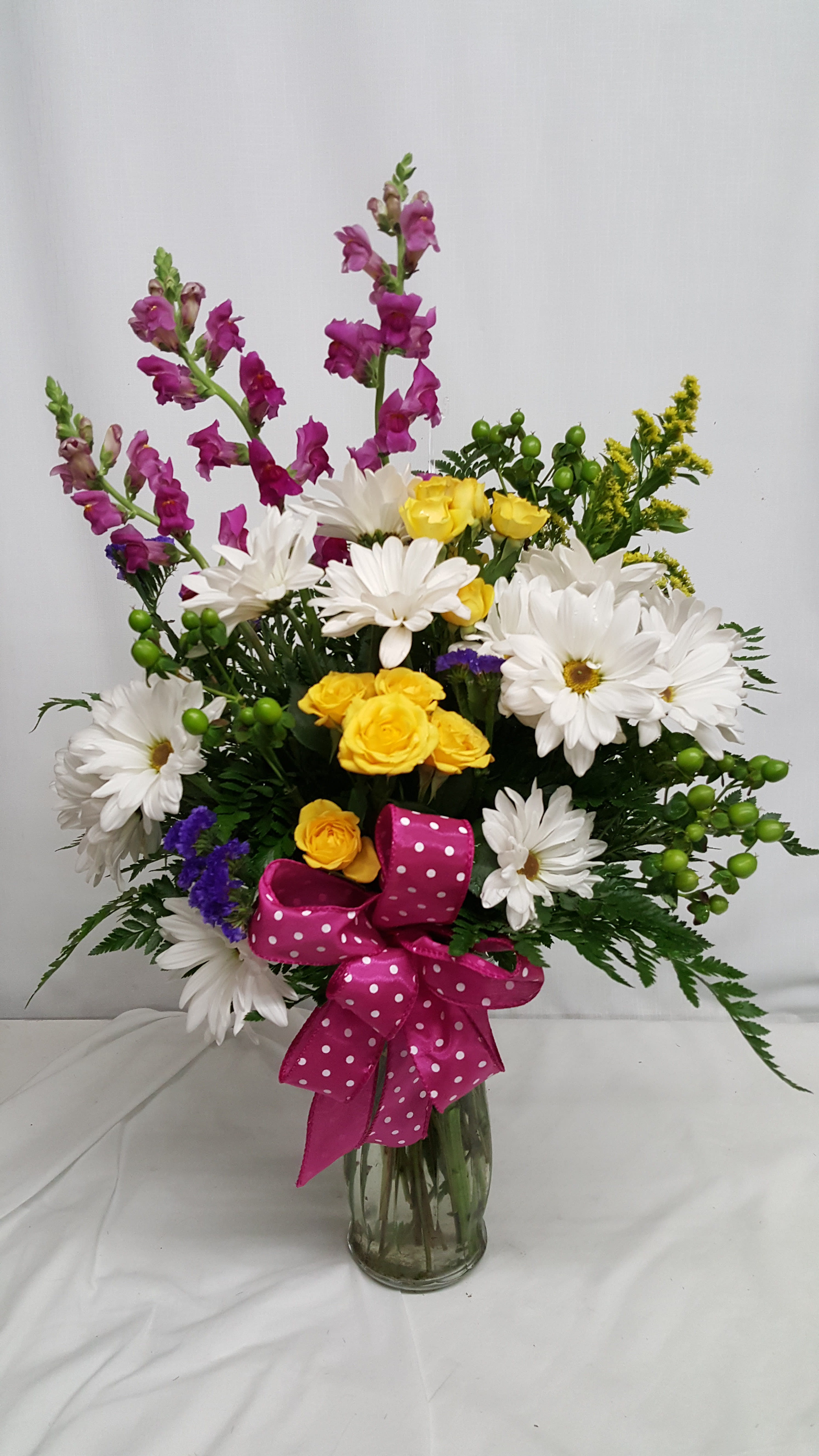 Florist Choice Rose Mix  - Mix of roses, daisies, snapdragons in a great mix of colors. 