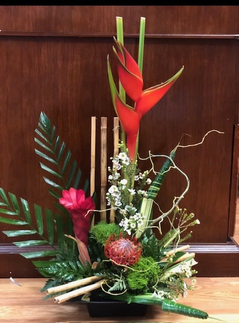 lola's bouquet - a mixture of tropical flowers