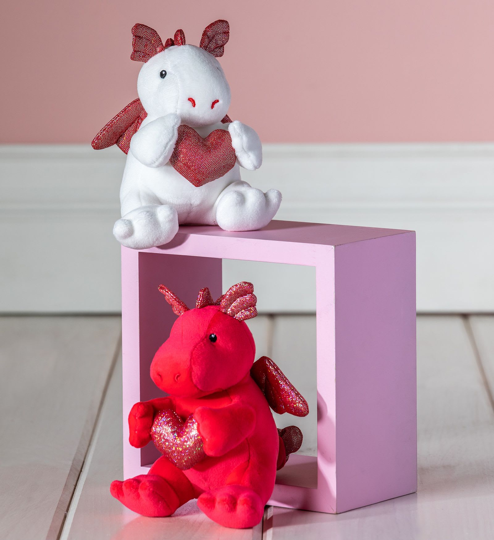 Mary Meyer Smootheez Lil' Dragon - The cutest dragon you will ever meet!  He may be small at 6" but his cuddles are fierce! Available in White or Red