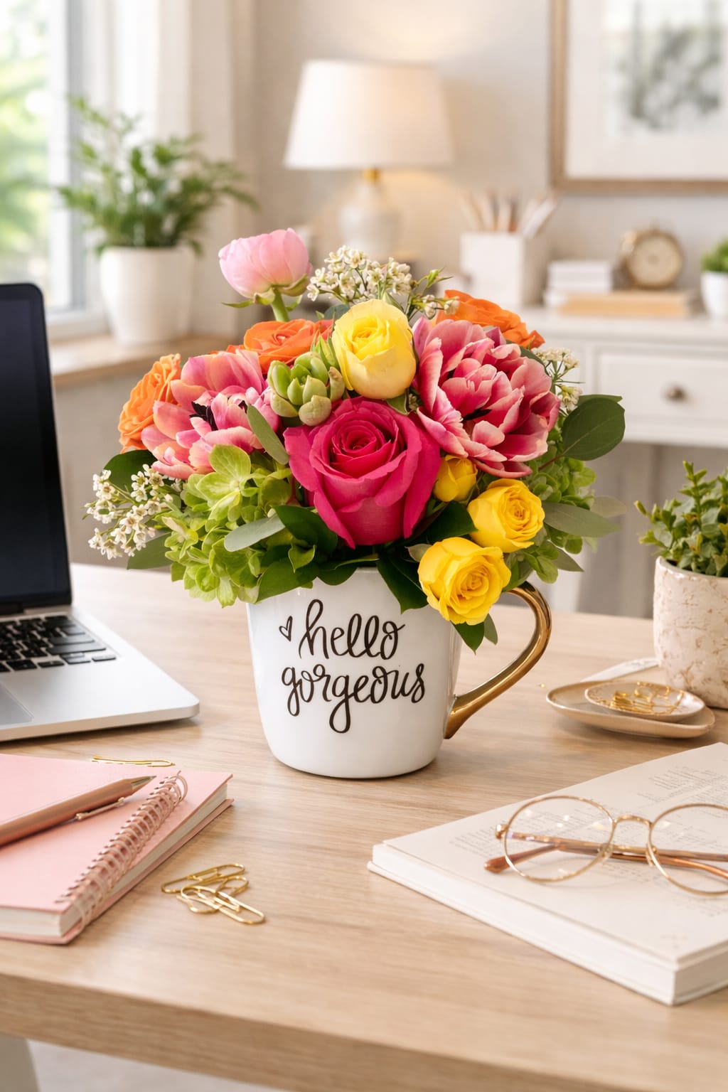 Hello Gorgeous - So, whether you're looking to surprise your bestie, cheer up a family member, or just show a little self-love, Hello Gorgeous is here to do the talking for you. It's the perfect gift that speaks volumes without saying a word. And let's be honest, who wouldn't appreciate being called gorgeous on a daily basis? 