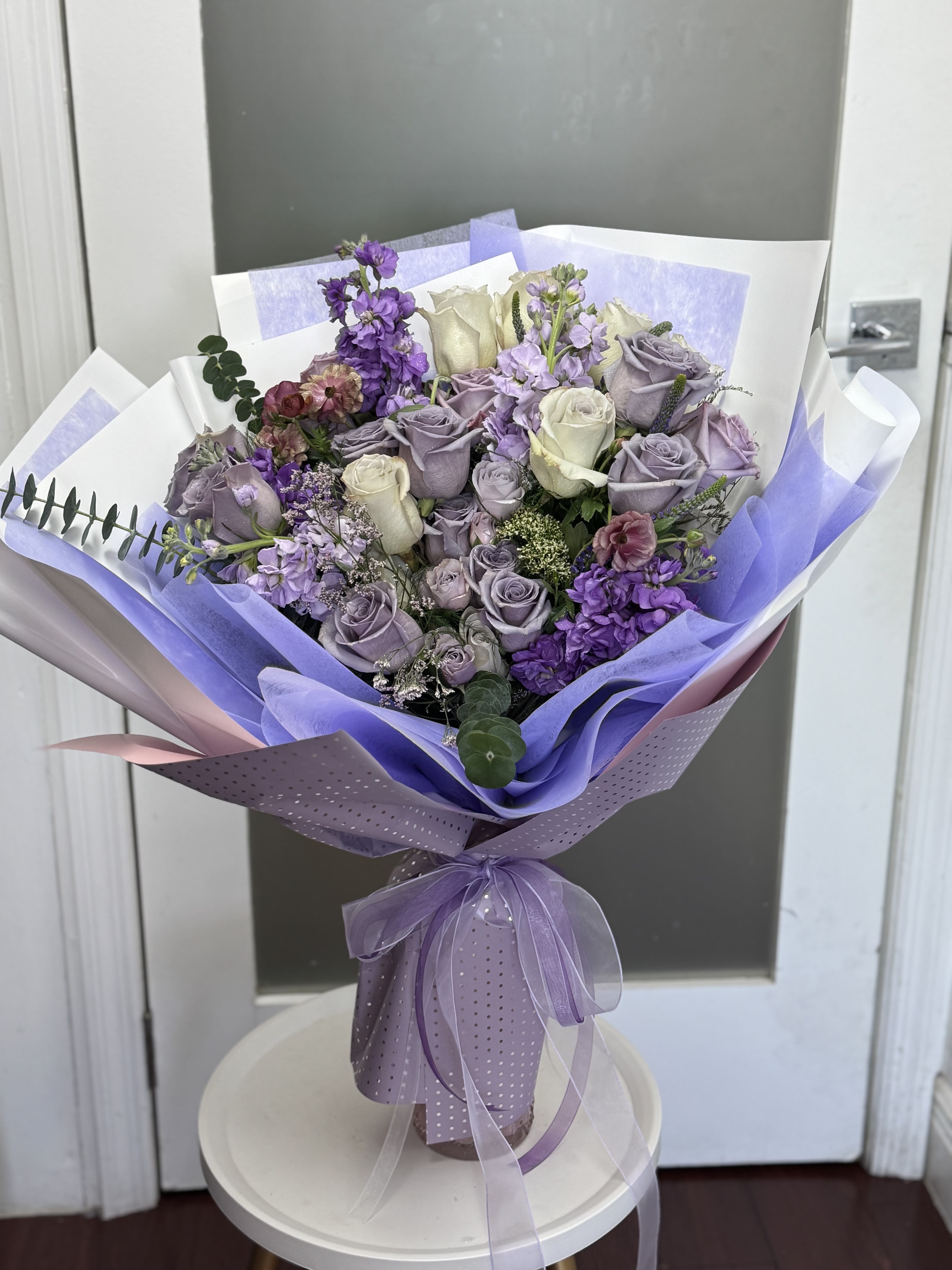 Purple universe  - A full boom of purple flowers wrap it in a bright way 