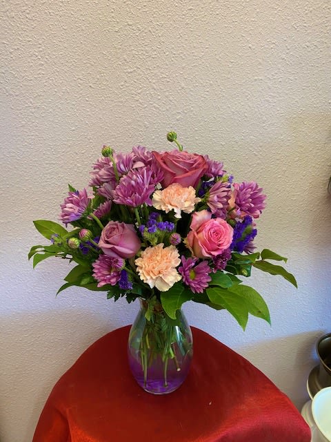 Lush Lavender by Forever Flowers - Dive deep into spring with this beautiful mix of various purple shades!