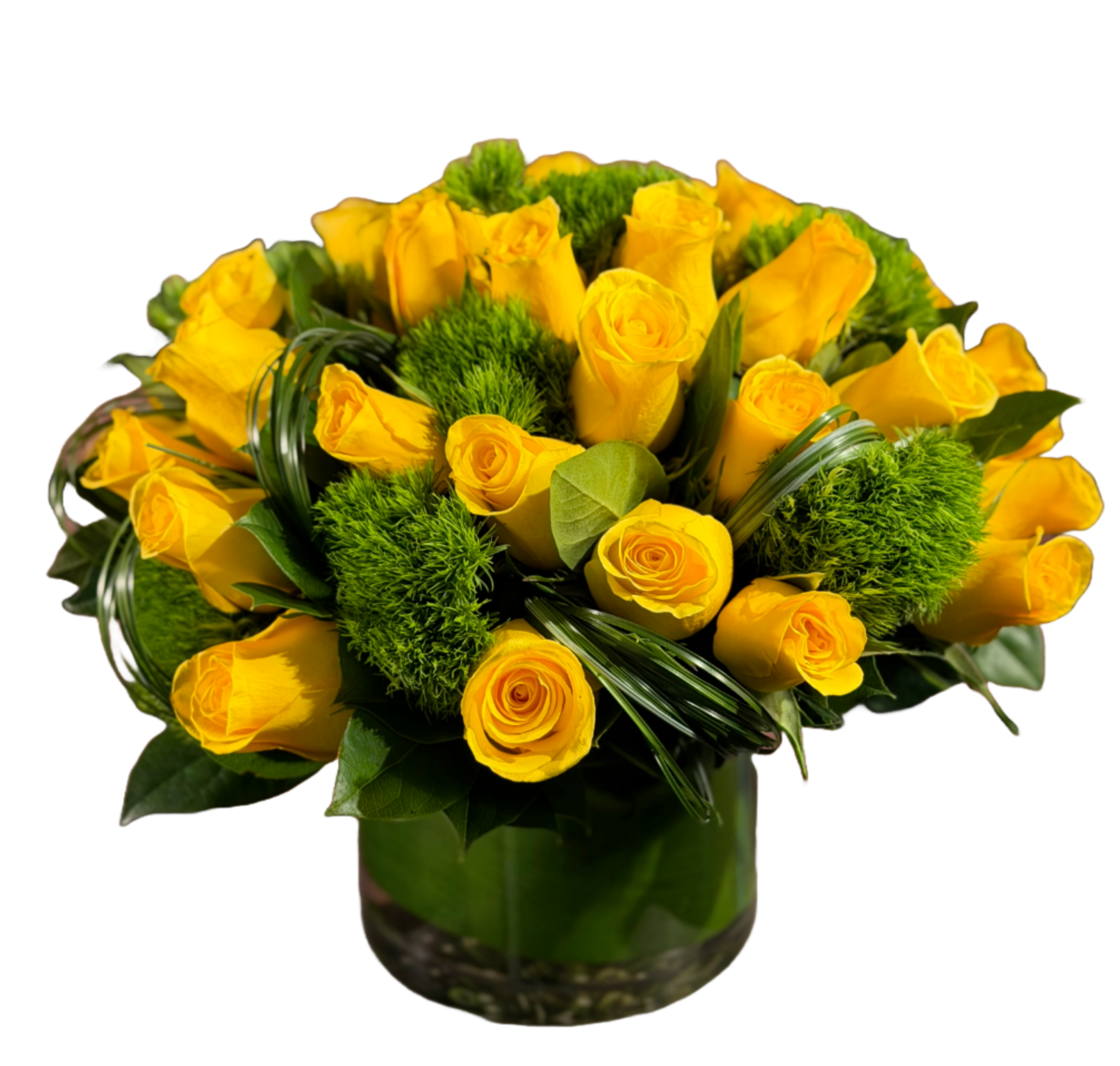 Slate - Yellow roses represent enthusiasm! Send them to somebody to show your warmth or zeal. A perfect gift for Valentine's Day, an Anniversary, or just a surprise gift.