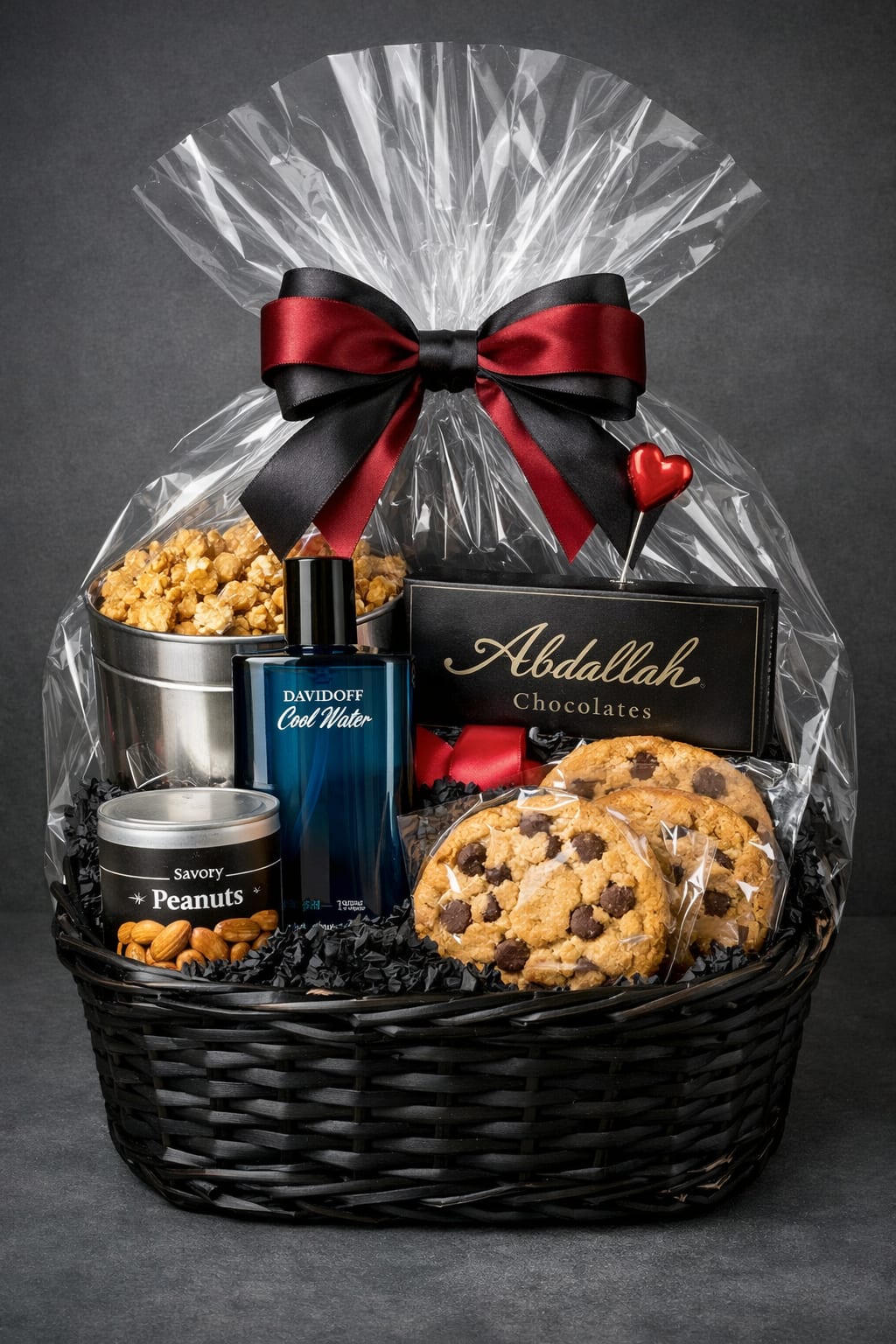 Cool &amp; Collected Valentine Basket - Cool &amp; Collected Gift Basket