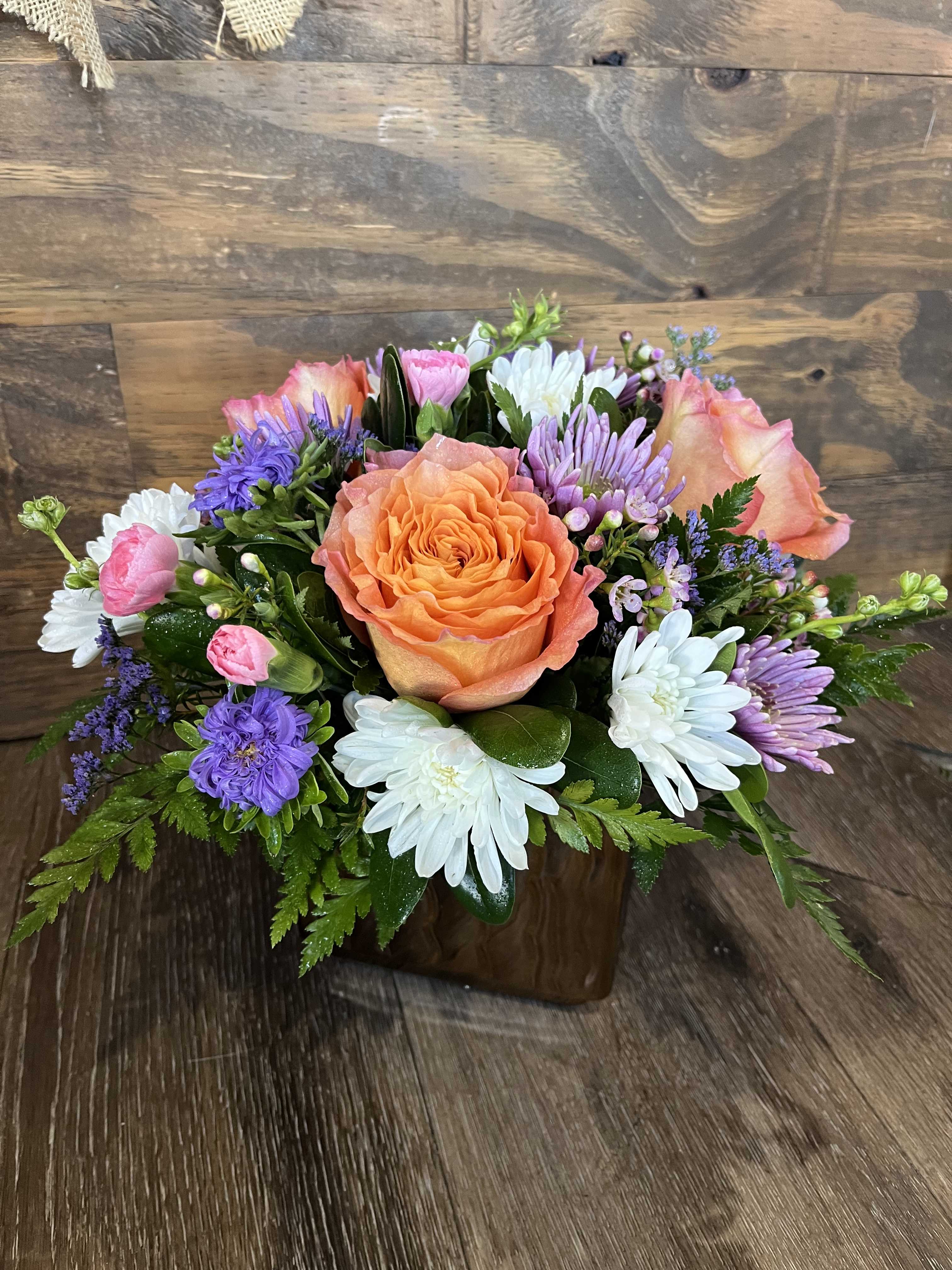 Wondrous Wishes  - Element and beautiful arrangement. **Container will be gold or silver**