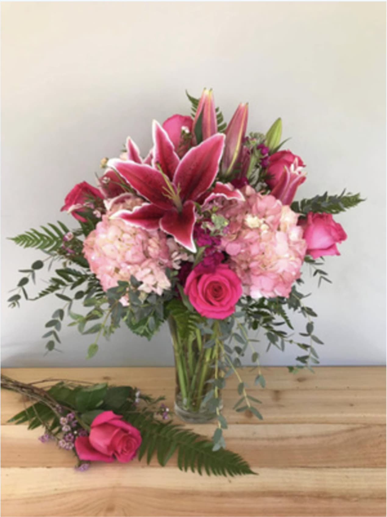 Valentine's Everlasting Love Blooms  - A unique arrangement hand-created by our experienced designers. Please note that every design is custom made and substitution to container and flower types may happen from time to time. Design aspects will always stay the same, but if needed, we will substitute with flowers of equal or greater value to offer you a great floral shopping experience! Our flowers are 100% guaranteed. Please call us with any questions or concerns