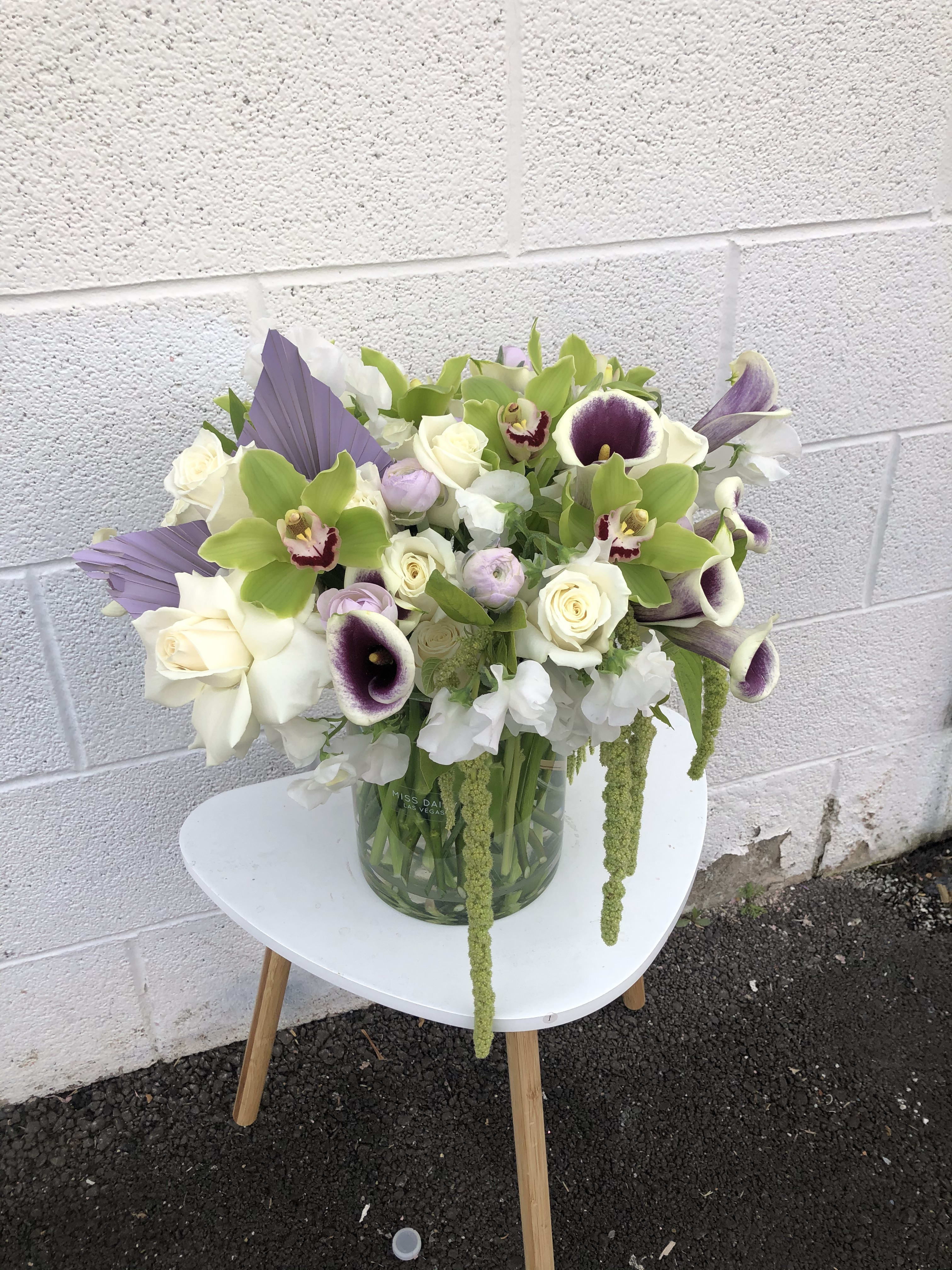 "Grown Out Roots" Large Designer's Choice - This fresh and sweet arrangements is an expression of love and care! A perfect way to let someone know you're thinking of them.