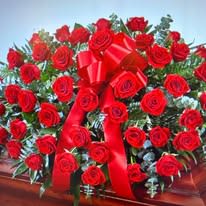 Rose Casket Pace  - 3 Dozen Roses your choice of Color arrange in a casket 