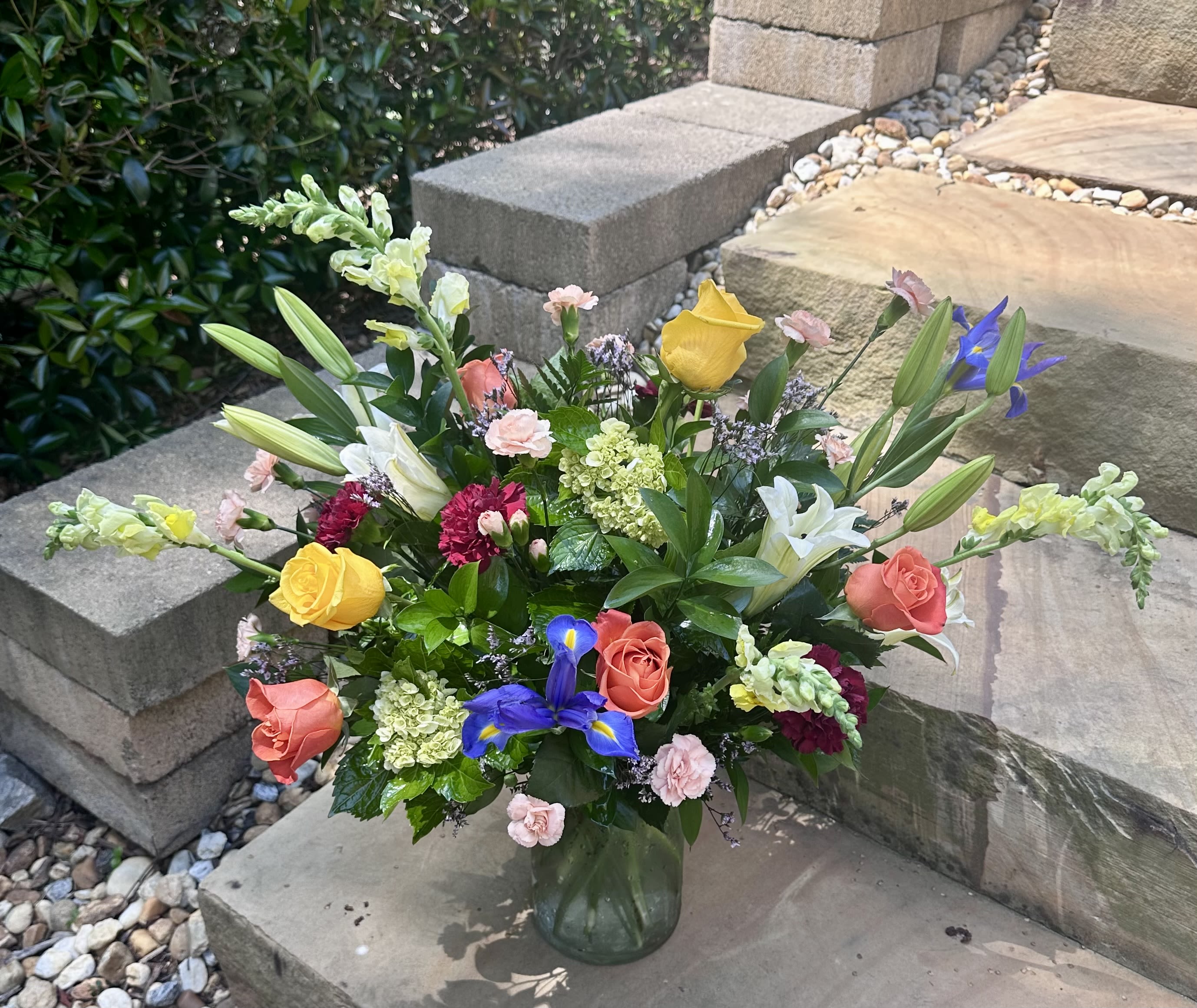 Bashful Blooms - A big beautiful bouquet of mixed flowers perfect for any and all occasions!