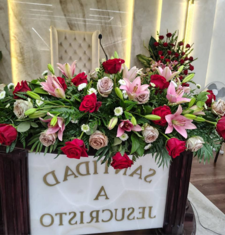 Spray - Lilies y rosas 