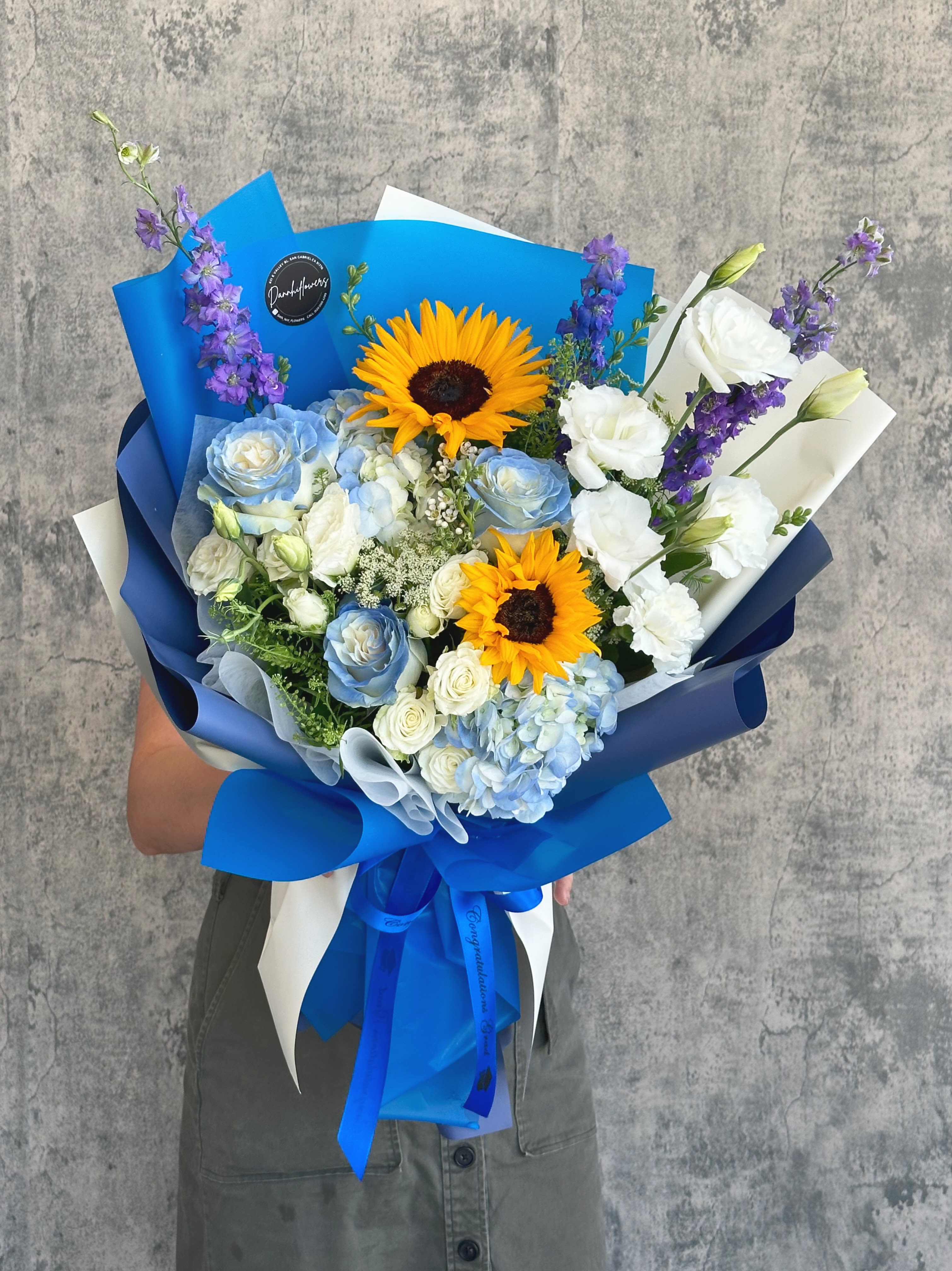 Bright beginning. - Congratulations flowers bouquet. 