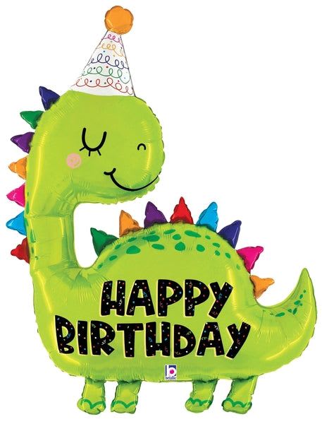 Large dinosauer mylar - 52" large dinosauer birthday mylar ready for a party!