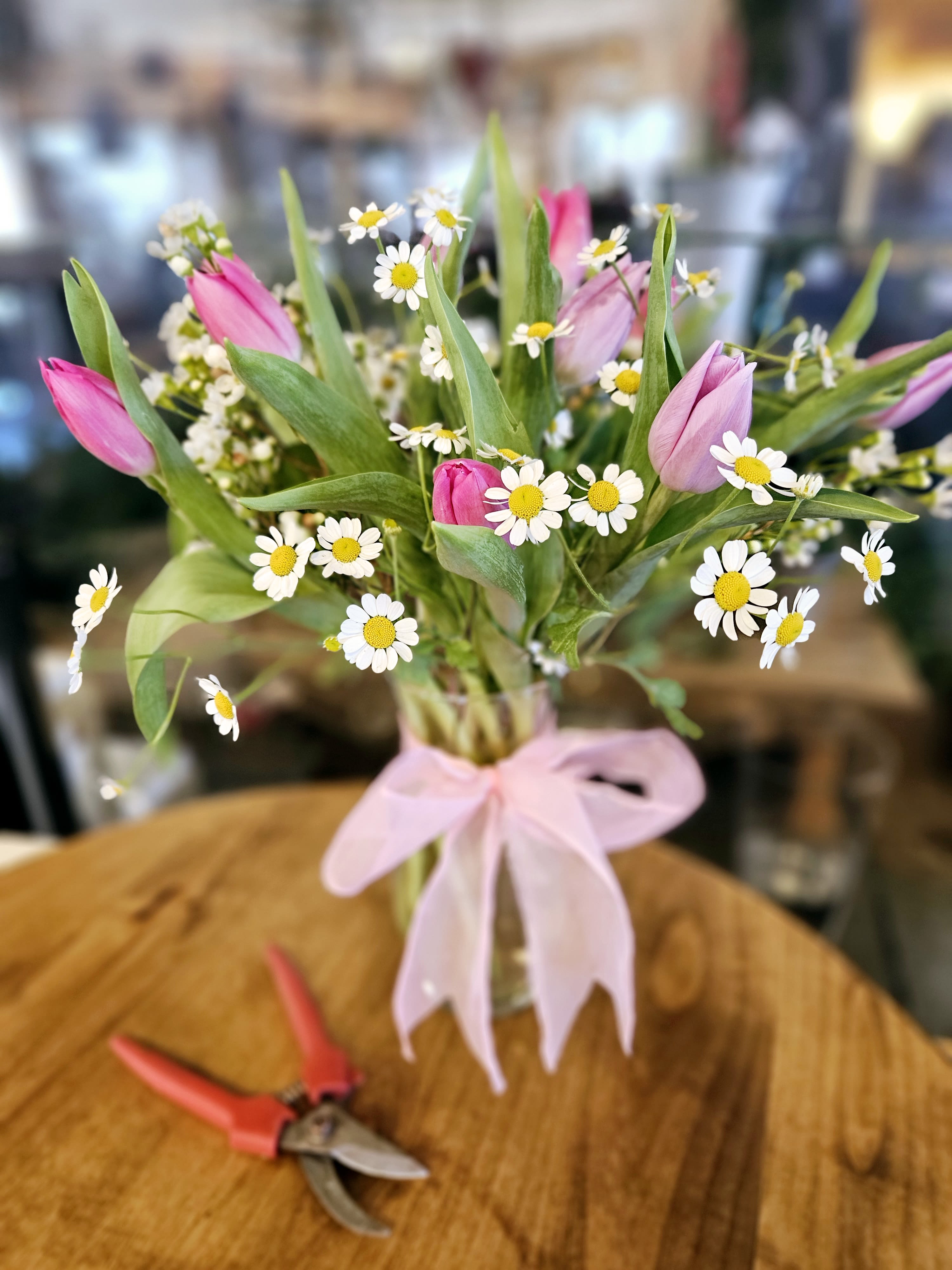 For the Love of Tulips - Beautiful display of assorted tulips designed  to make your someone special smile