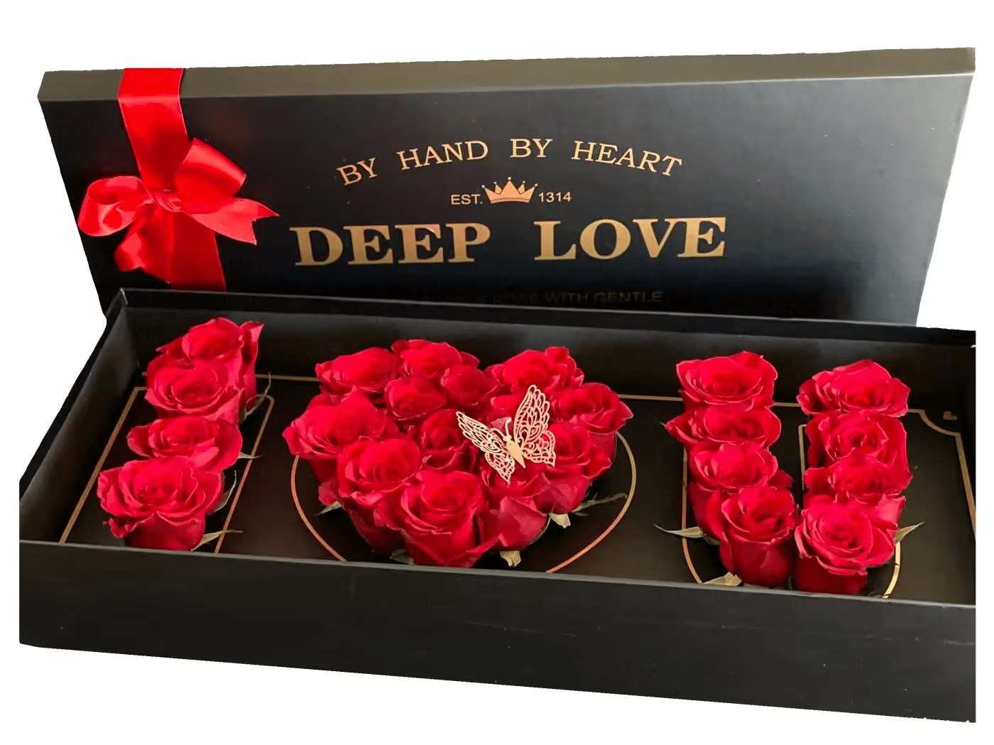 LIMITED SALE: I LOVE YOU rose Box - Romantic Gift 