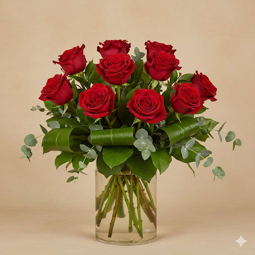 Love bouquet  - Red roses 