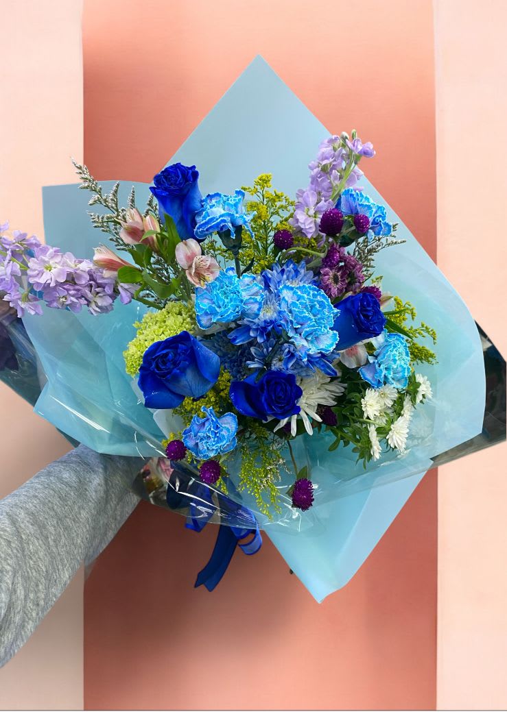 Lovely blue bouquet  - Lovely blue bouquet