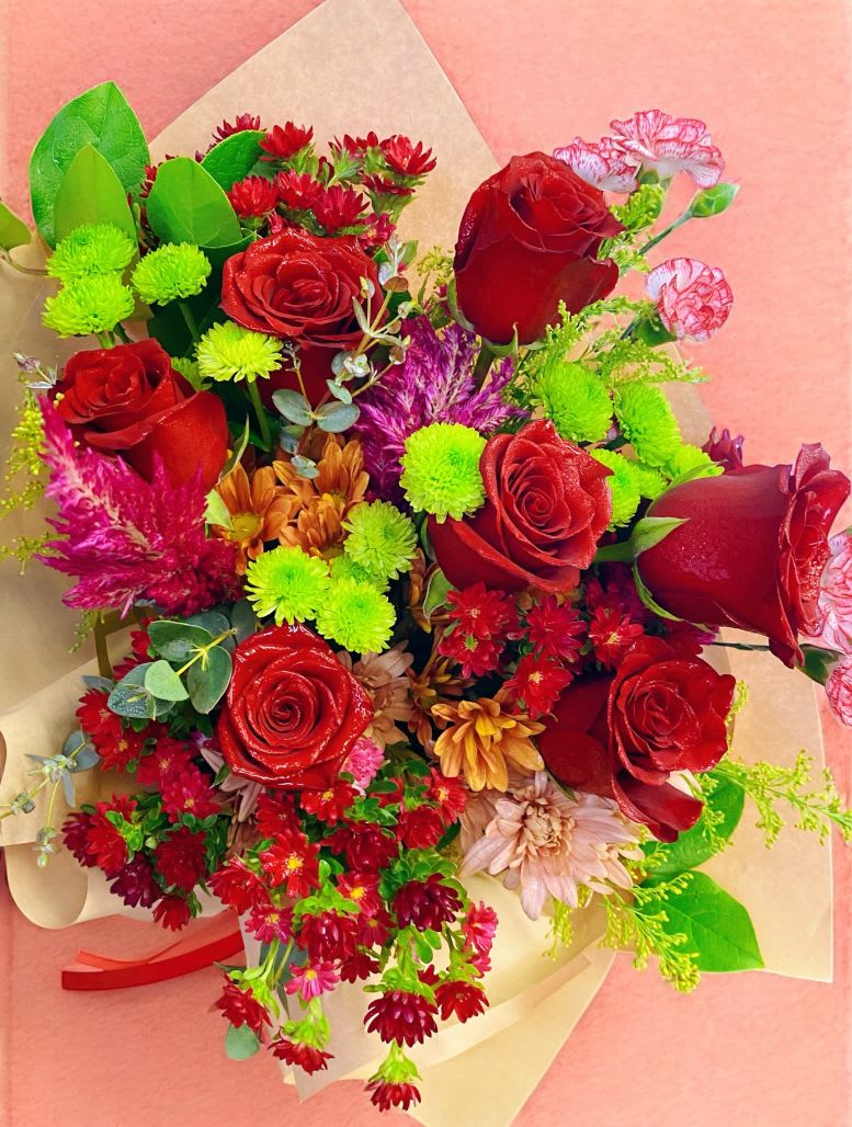 Red roses romantic bouquet  - Red roses romantic bouquet