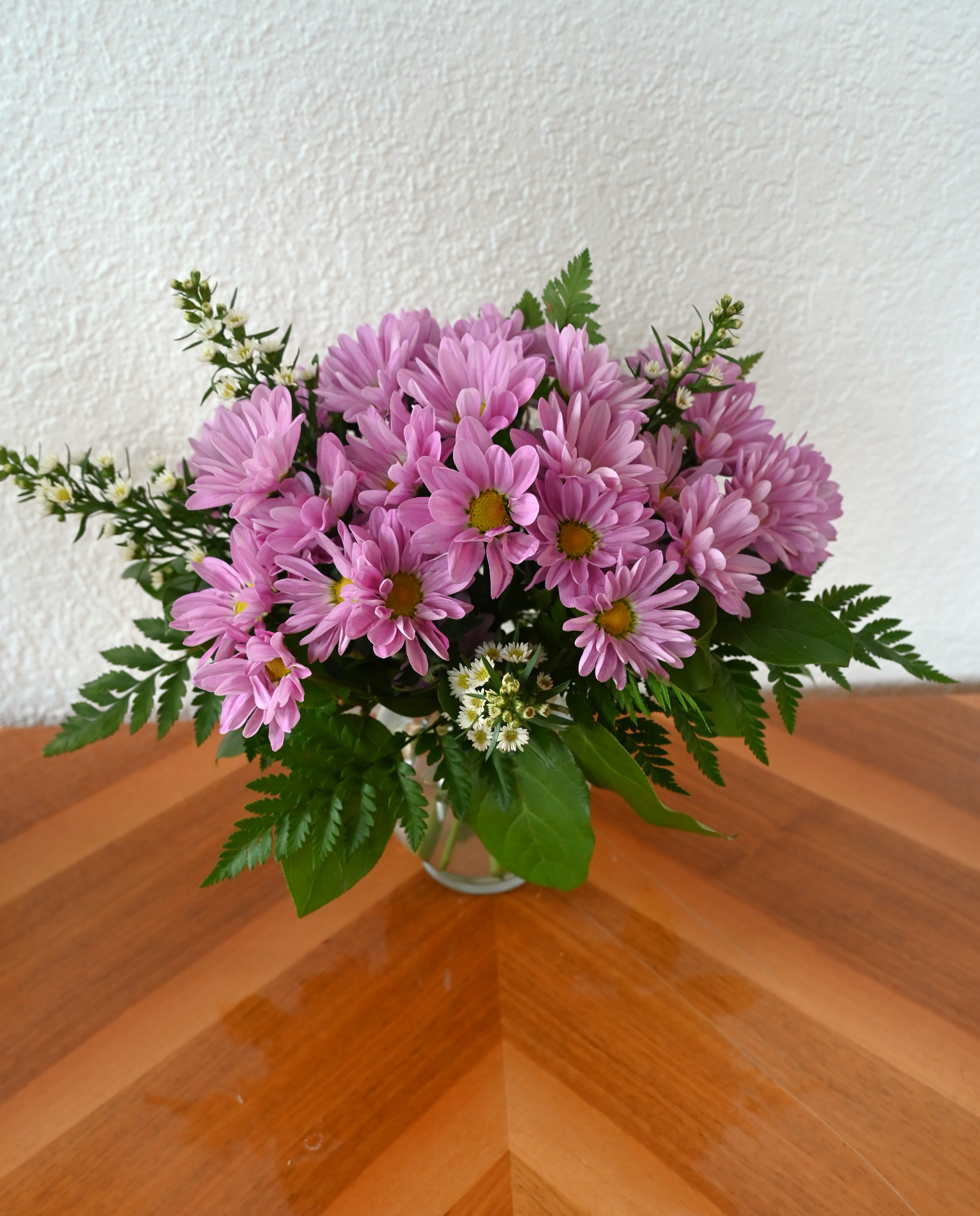 Sweet Thoughts in Lavender - Let them know you're thinking of them! This sweet bowl of daisies can bring cheer to any space.