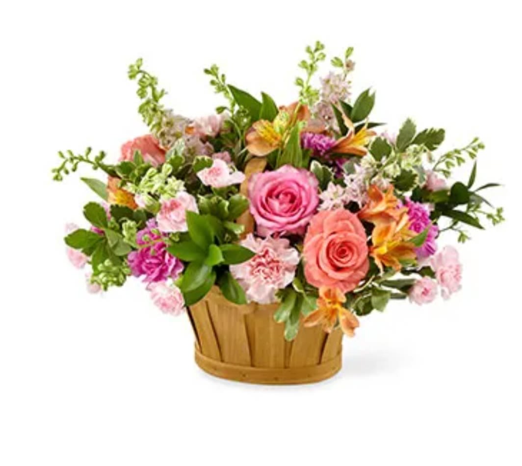 Spring Country by Pretty in Petals  - Product Description: Spring Country is an exquisite, rustic floral arrangement that's perfect for adding a touch of spring and the outdoors to your home. Whether you're celebrating a birthday, wedding or just a lovely day, this bouquet is the way to say "I appreciate you."