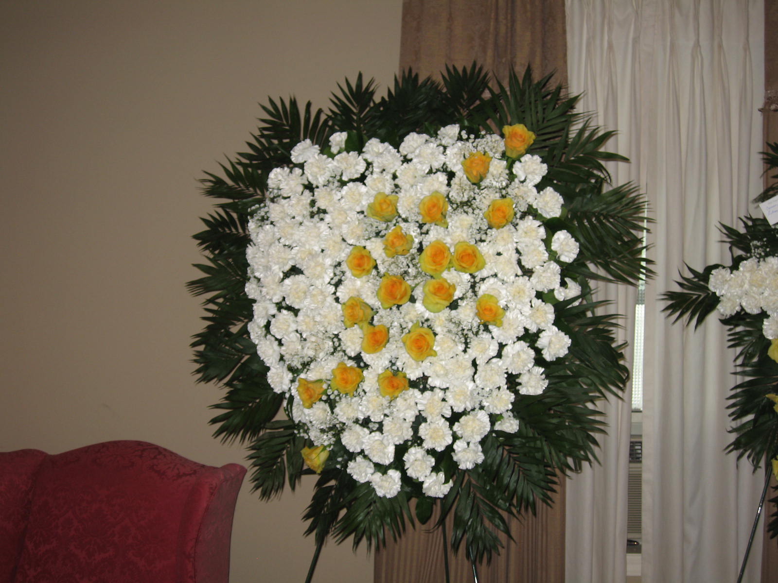 Solid Bloom Heart - Solid Rose Heart,   Fancy Assorted Greens.