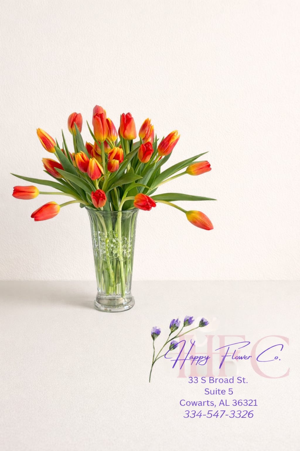 Tulip me happy - All tulips. Colors may vary 20 stems 