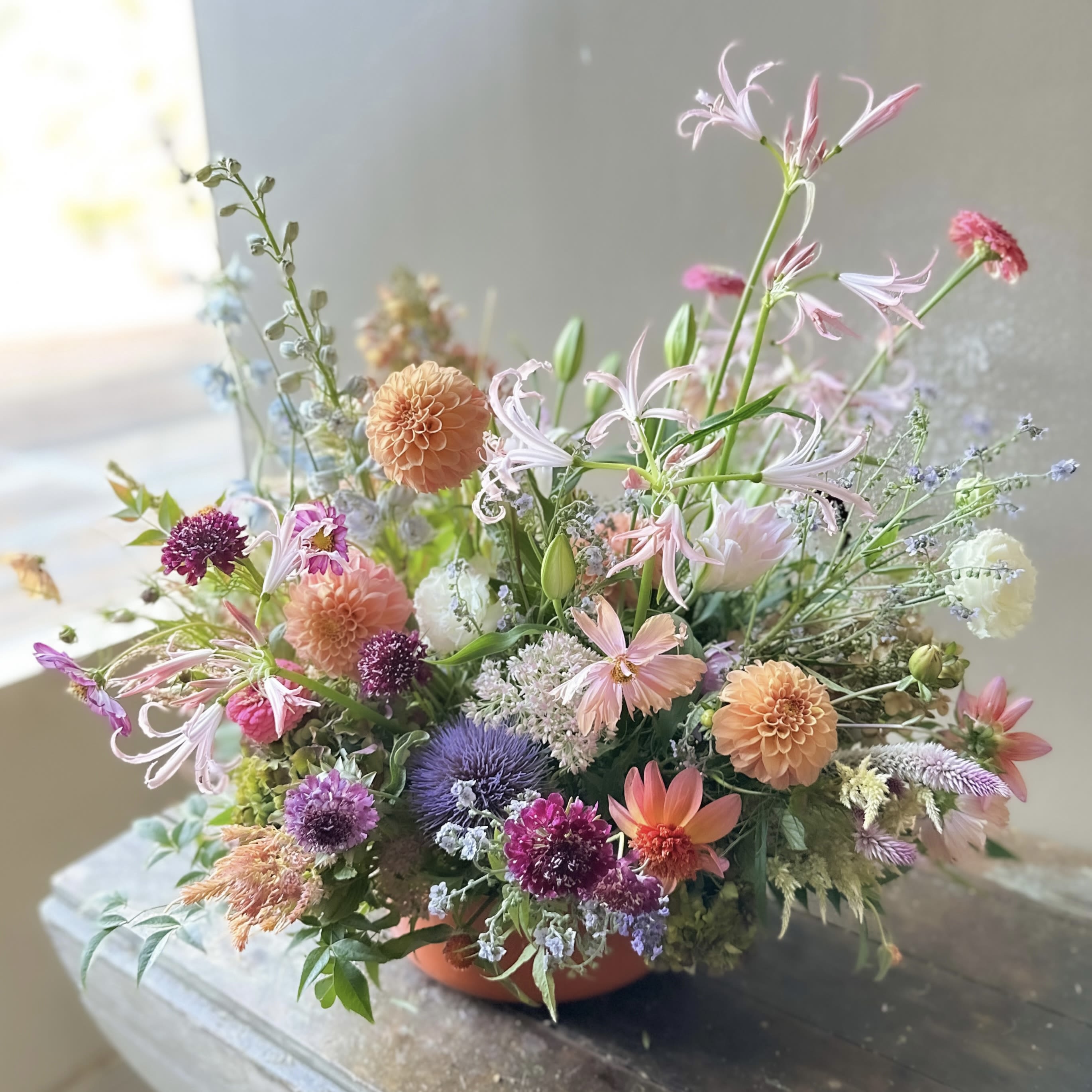 Ethel (Gallery Photo) -  Gorgeous blooms, artfully curated like an artist's garden —let their colors bring the beauty of the season to brighten anyone’s day!