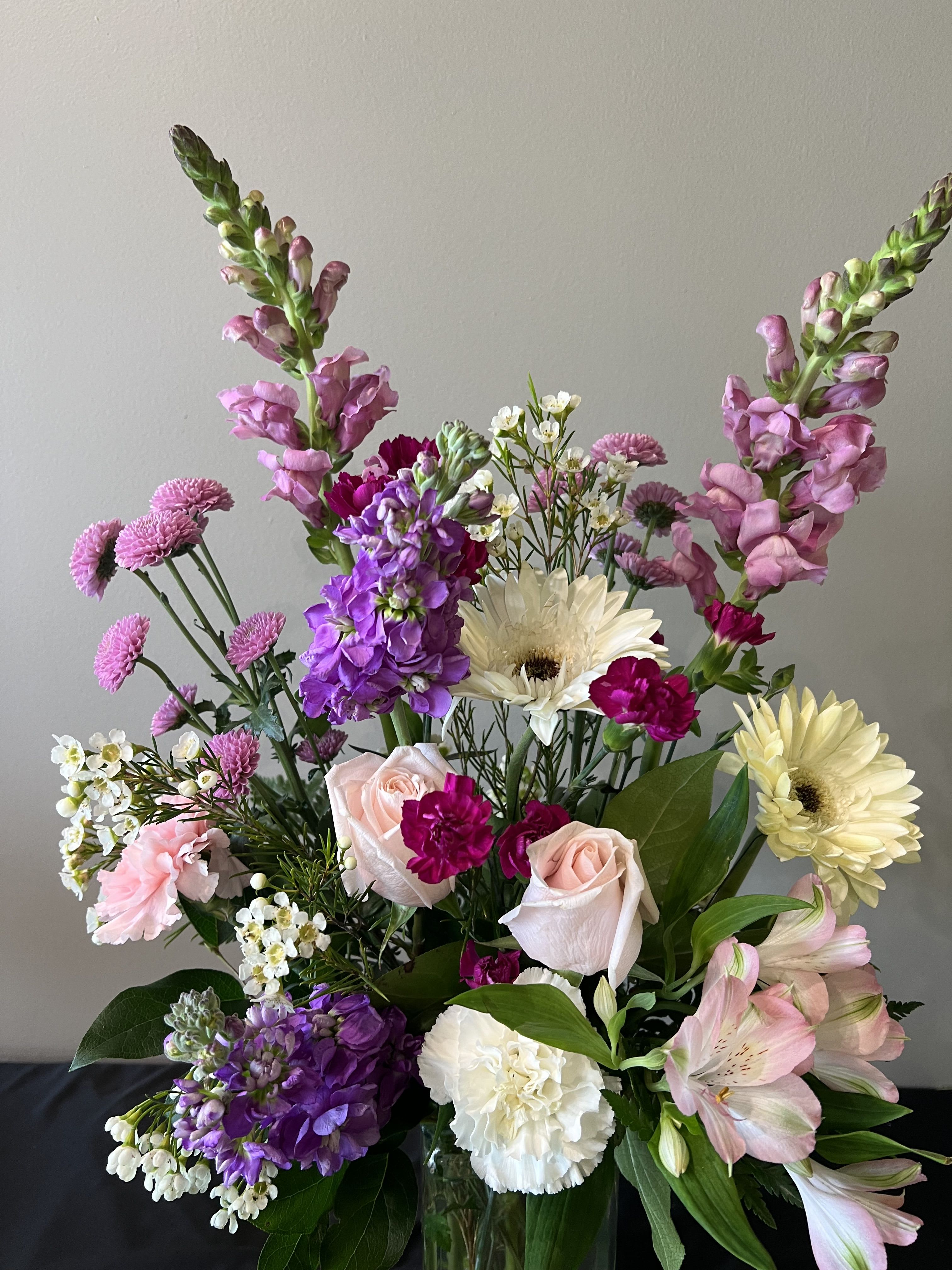 Pastel Garden - A soft and elegant pastel arrangement.  *Flowers Subject To Change Based On Supply*