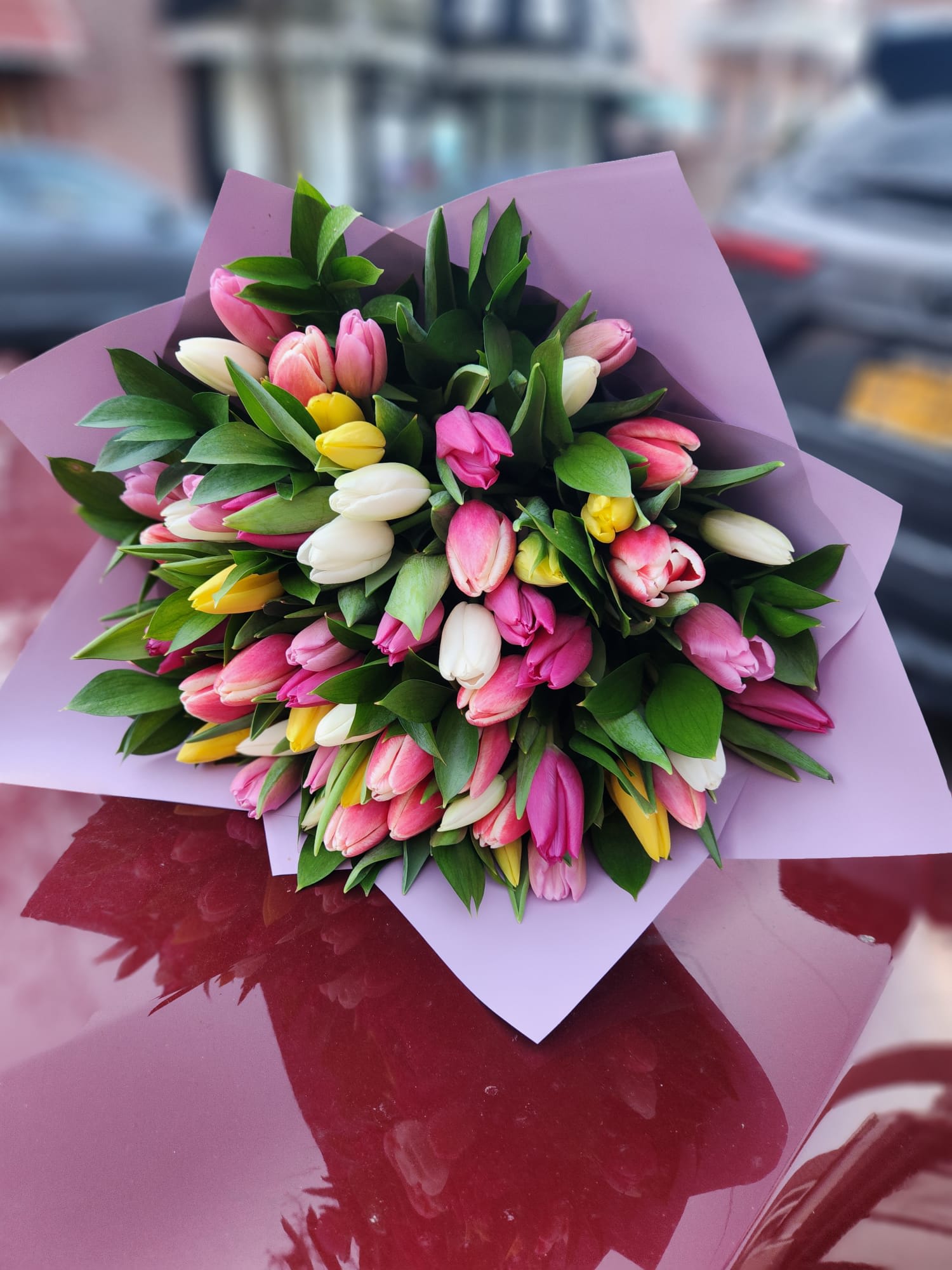 Blooms bouquet.            The photo shows a premium size. - The photo shows a premium size.