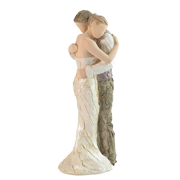 More than words - ENDLESS LOVE - Dimensions – 145mm This Endless Love Figurine is a perfect finish to create a simple but stunning wedding cake, as part of decoration for a bride to be moment, or just a token to the bride and groom