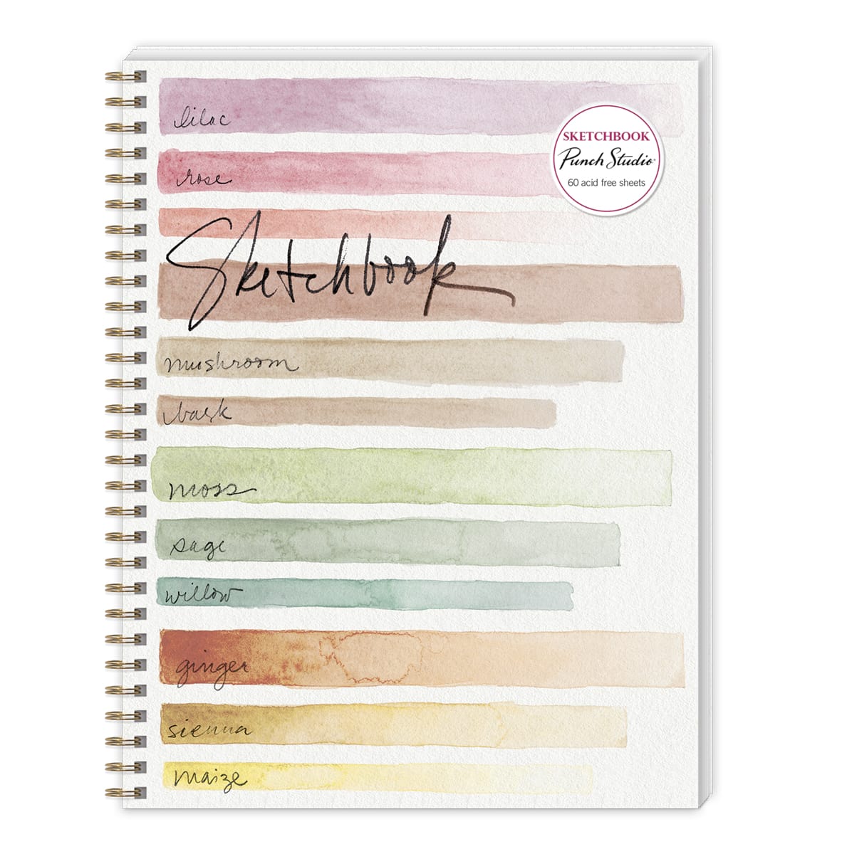 Journals&amp;more - Color Palette Sketchbook - With lovely watercolor covers, these sketchbooks will inspire the artist within.