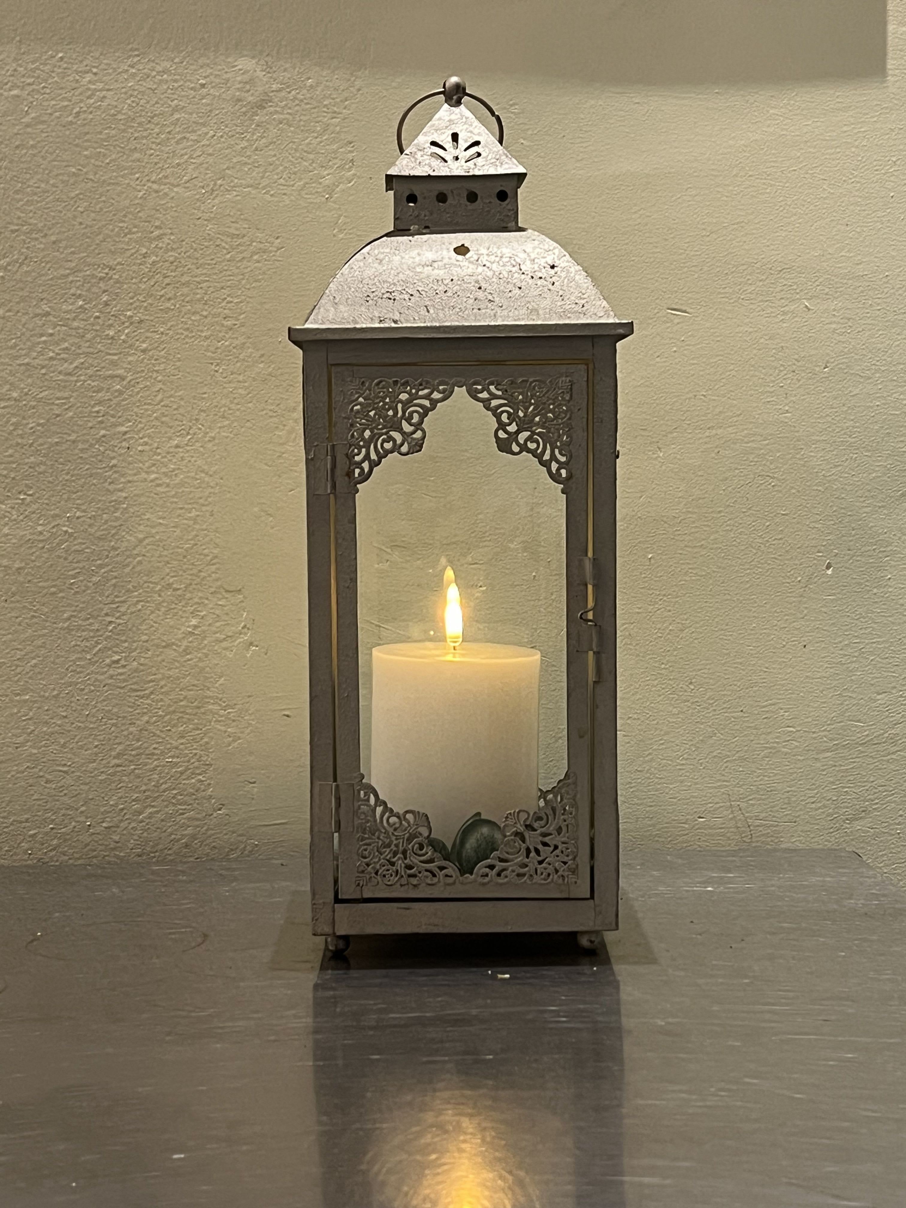 Lantern - Beautiful lantern with a candle and candle ring