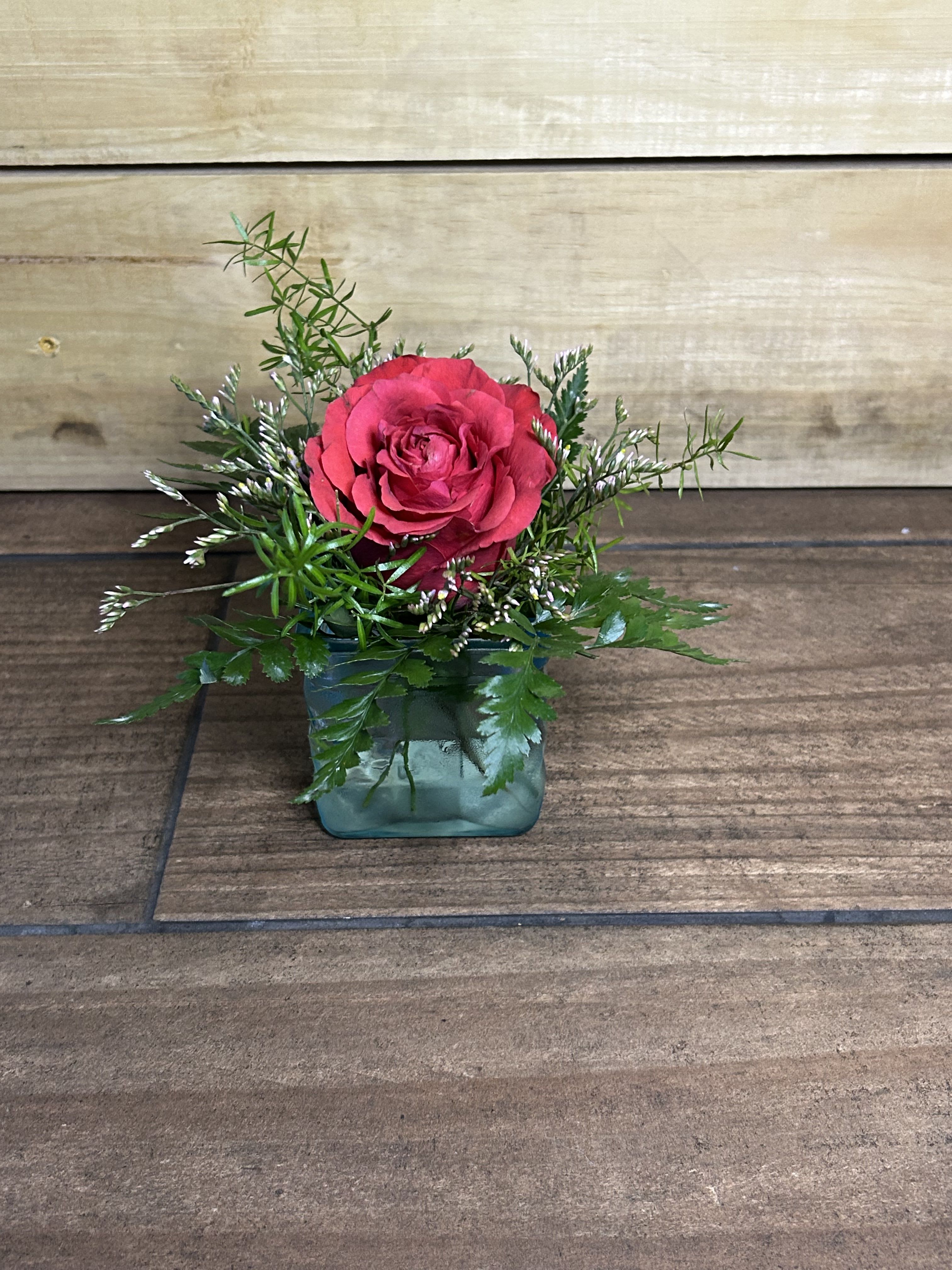 Softly Said - A simple single rose perfect for a desk.