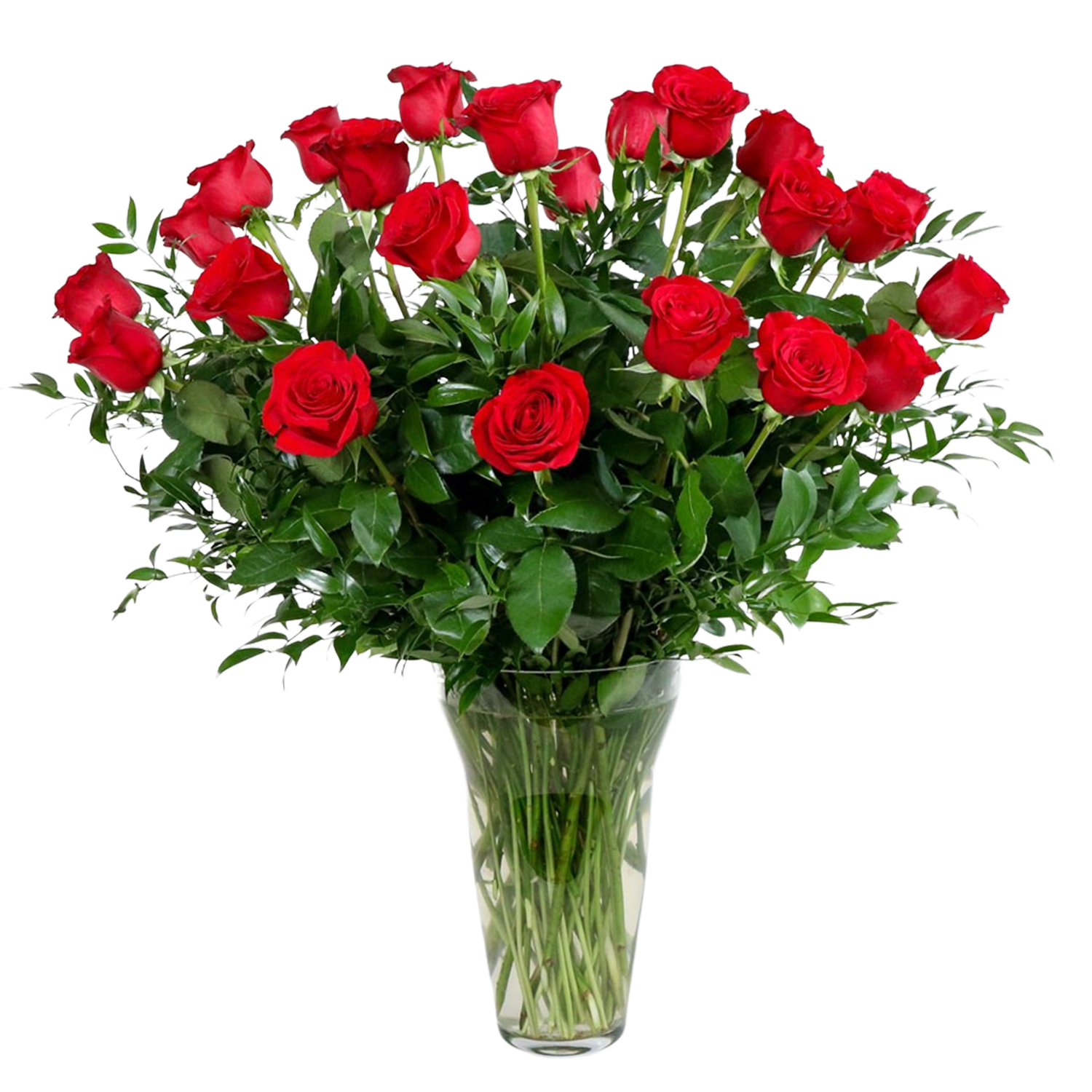 Long Stemmed Red Rose  arrangement, Fair Trade 1-3 dozen - Denver Flower Pros Flowers offers luxurious long stem Red Fair Trade roses in a any of colors. We purchase our roses direct growers. In fact, most of our premium o fresh cut roses come from the high mountains of Ecuador. Roses are appropriate for just about any occasion. You can send an elegant long stem rose bouquet just roses or request that we mix them in with other floral favorites, such as, hydrangea, lilies, more. We can customize your rose arrangement to your precise needs.