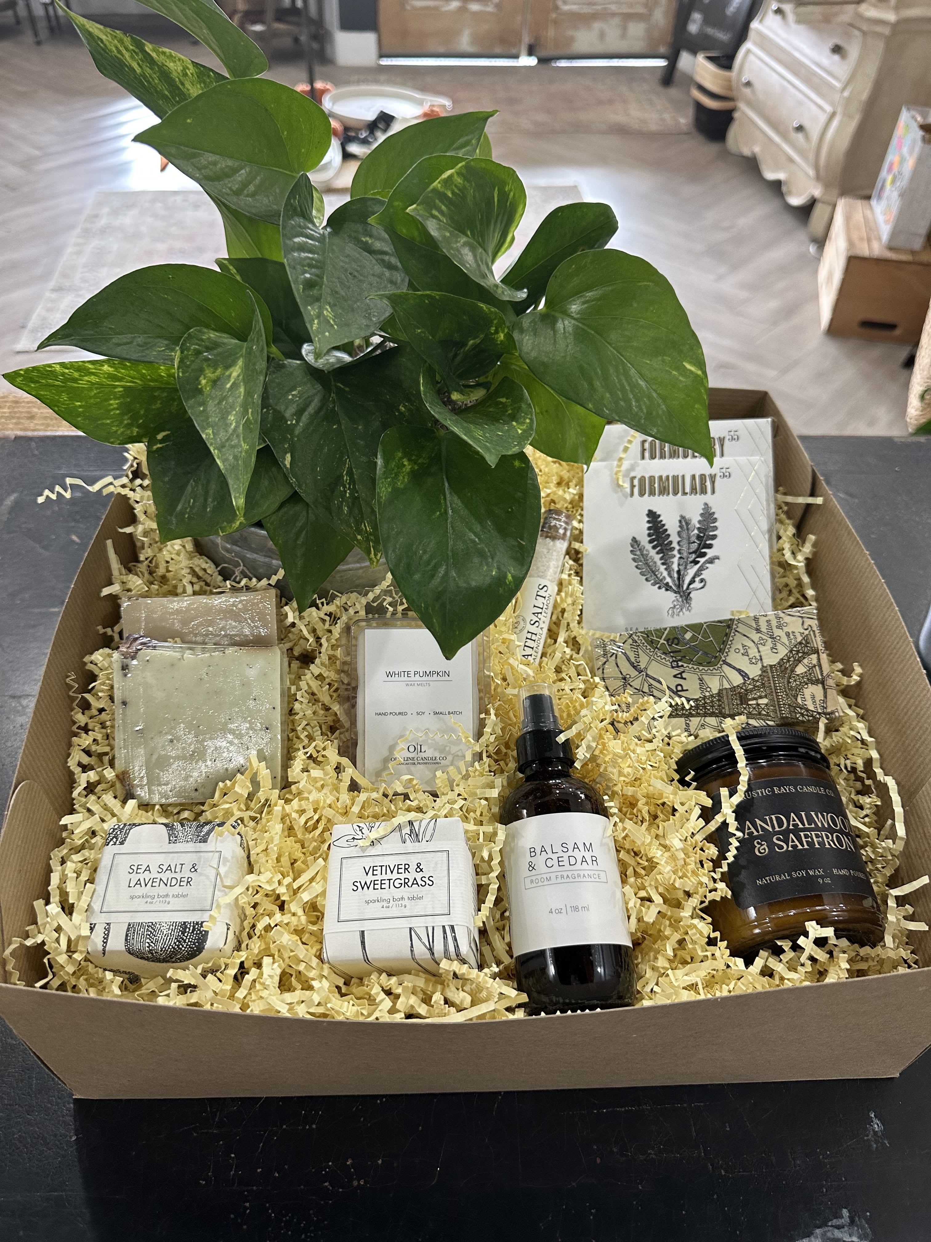 Custom Gift Box - A custom gift box hand selected by the floral designer according to the occasion.