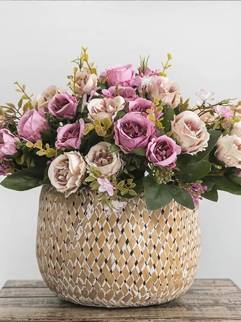 Basket Full Of Love - Basket Full Of Love Please specify your preferred color in the florist instruction box: 	 Blue, Green, Pink, Purple, Red, Yellow, White, Mixed